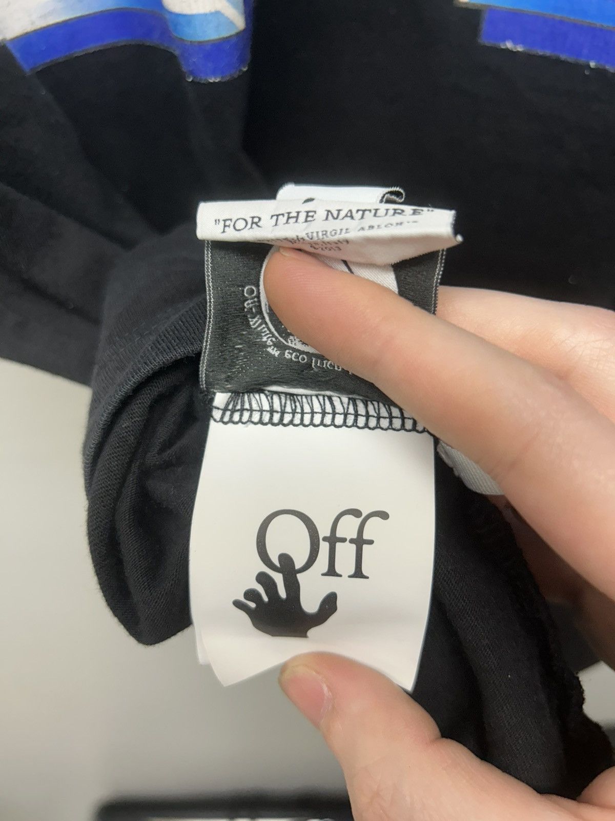Off-White ‘13 Off-White Virgil Abloh Blue Metal Arrow T-shirt Size US XXL / EU 58 / 5 - 9 Thumbnail