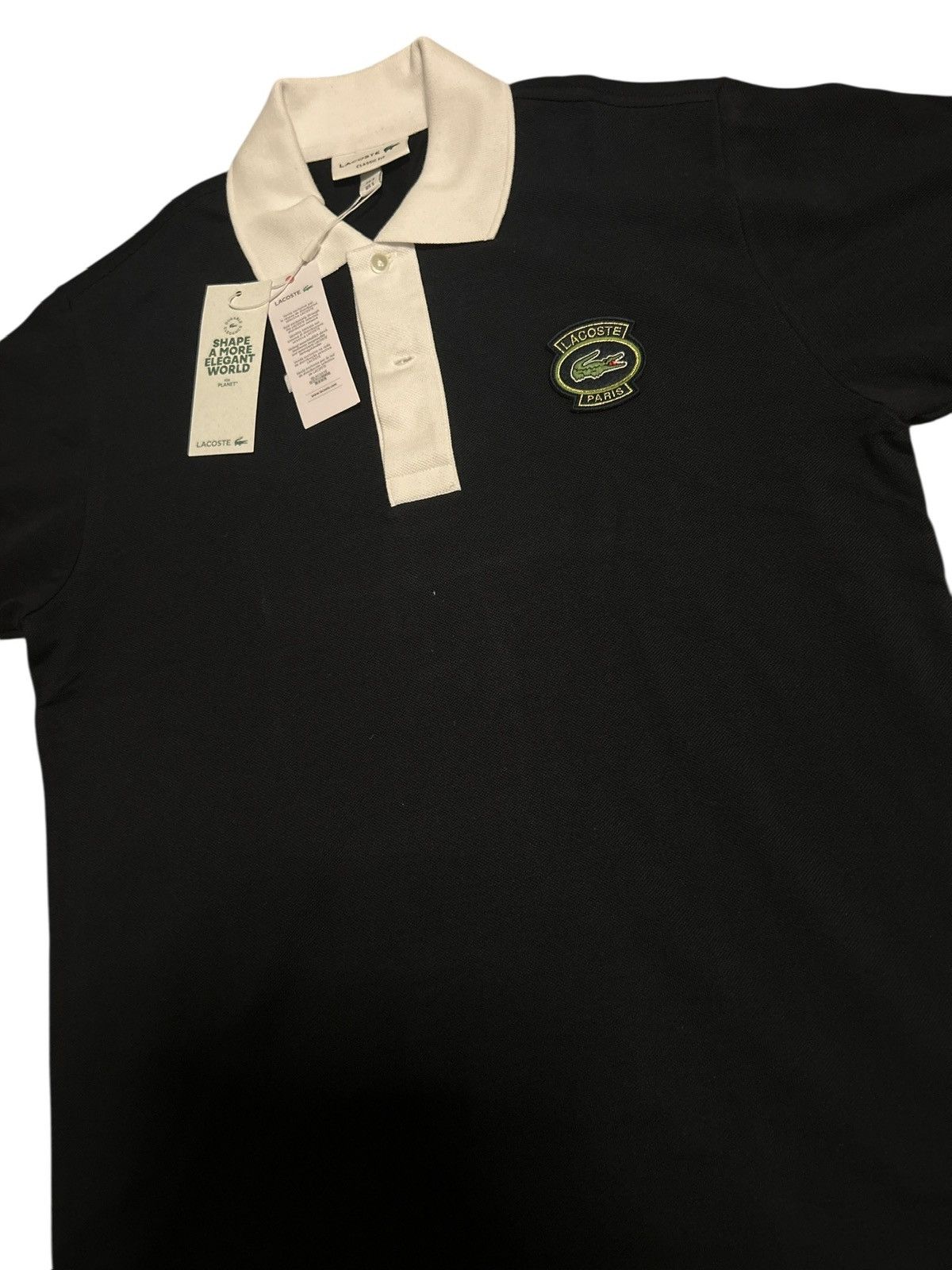 Lacoste Lacoste Polo Shirt - Men’s Size S - Black//White Collar Size US S / EU 44-46 / 1 - 3 Thumbnail