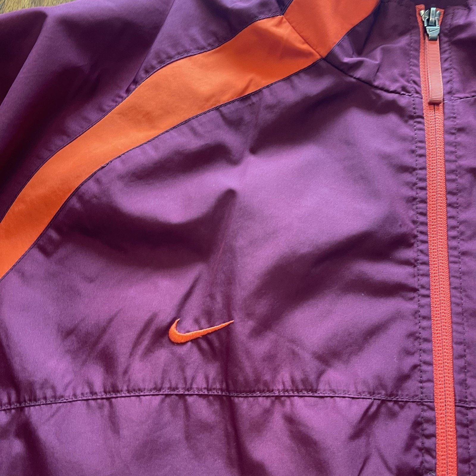 Nike Virginia Tech Hokies Jacket 2XL Maroon Nike ClimaFit VT XXL Size US XXL / EU 58 / 5 - 9 Thumbnail