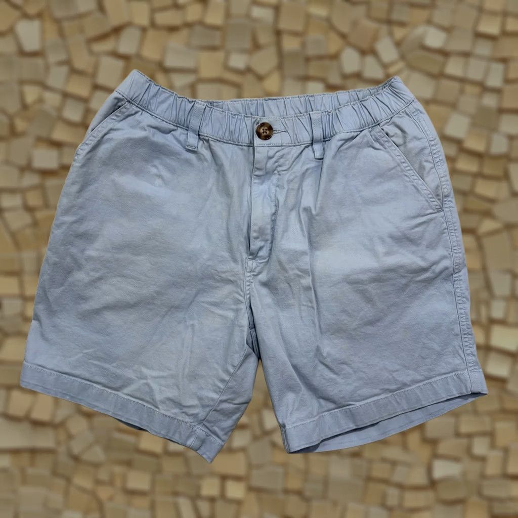 Chubbies Chubbies Shorts Mens Size M Blue Pull On Elastic Flat Front Chino 7" Inseam Size US 31 - 1 Thumbnail