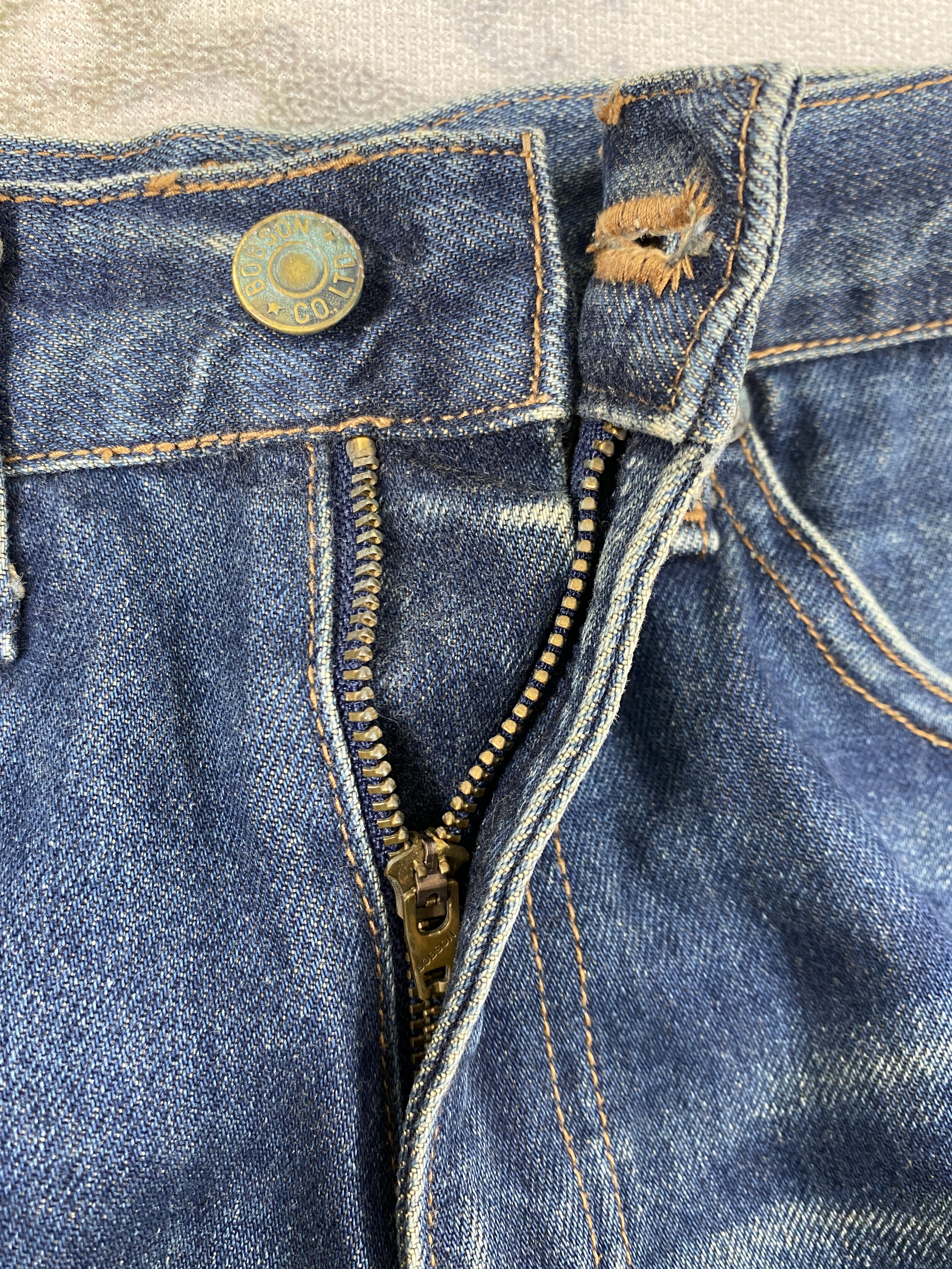 Hysteric Glamour Flare Jeans Bobson Faded Blue Denim 26x29- JN3740 Size US 26 / EU 42 - 6 Thumbnail