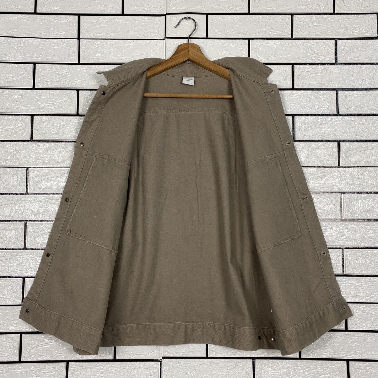 Japanese Brand 📌Vintage Khakis Chore Jacket Urban Research Issey Miyake Size US M / EU 48-50 / 2 - 15 Thumbnail