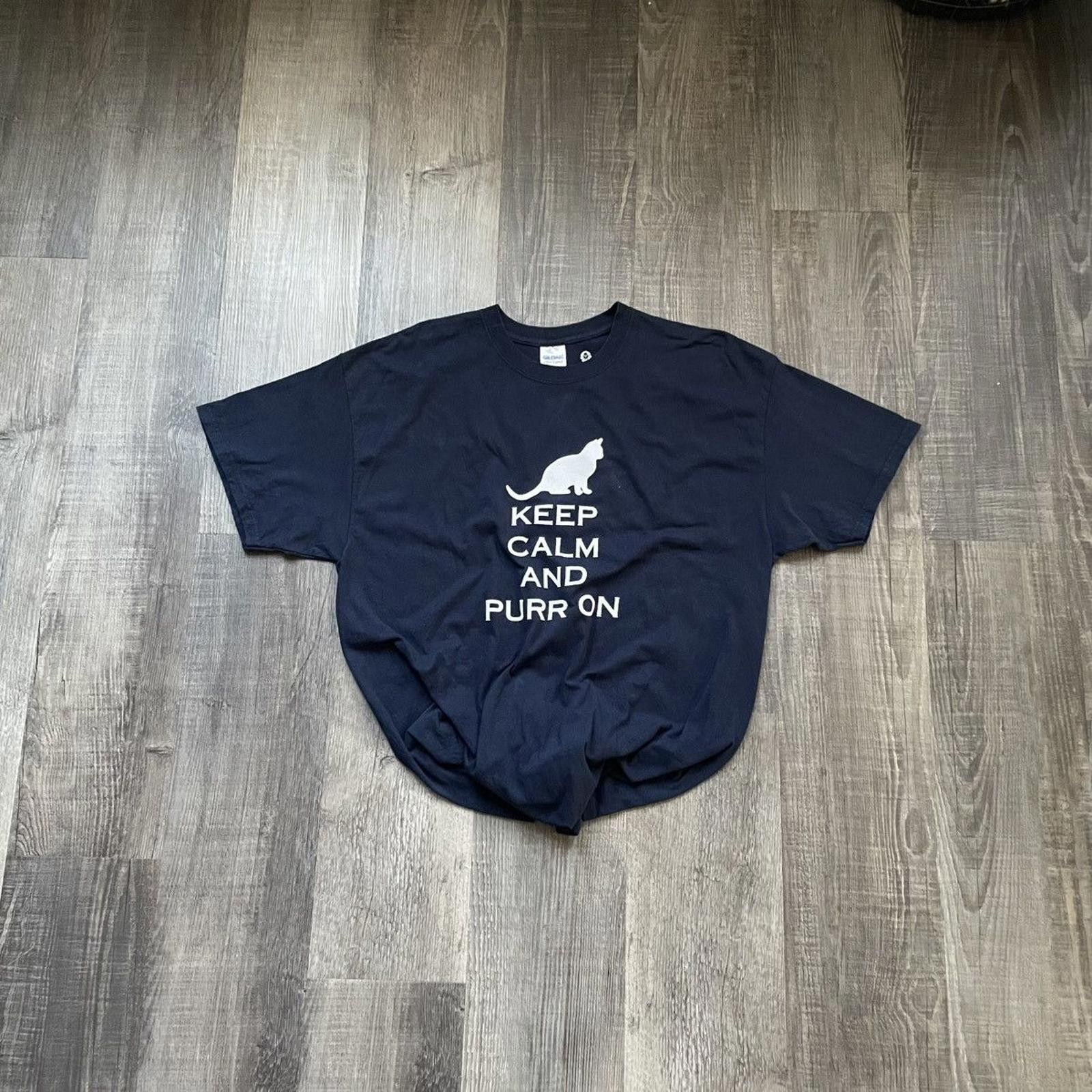 Gildan GILDAN • VNTG "Cat" Pre-Shrunk Tee (XL) Size US XL / EU 56 / 4 - 1 Thumbnail