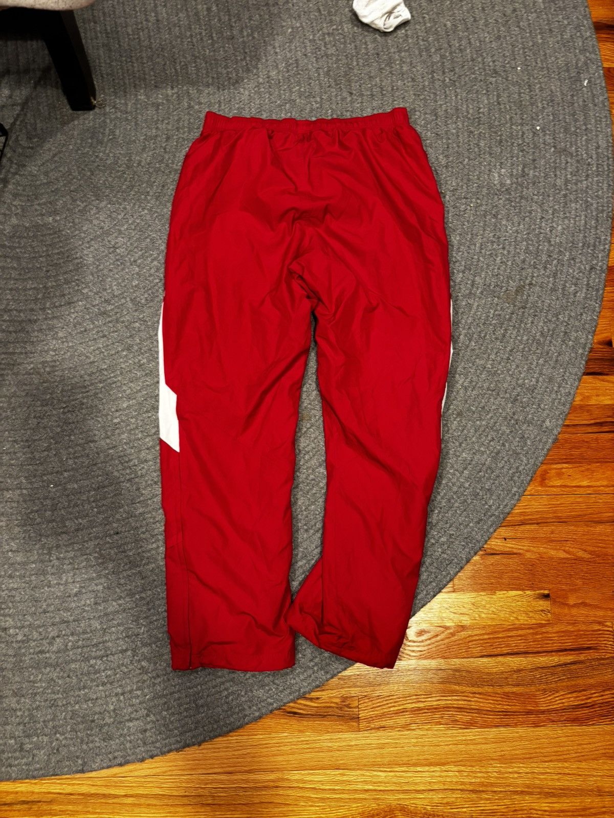Adidas × Vintage Red Vintage Adidas Track Pants Size US 35 - 3 Thumbnail