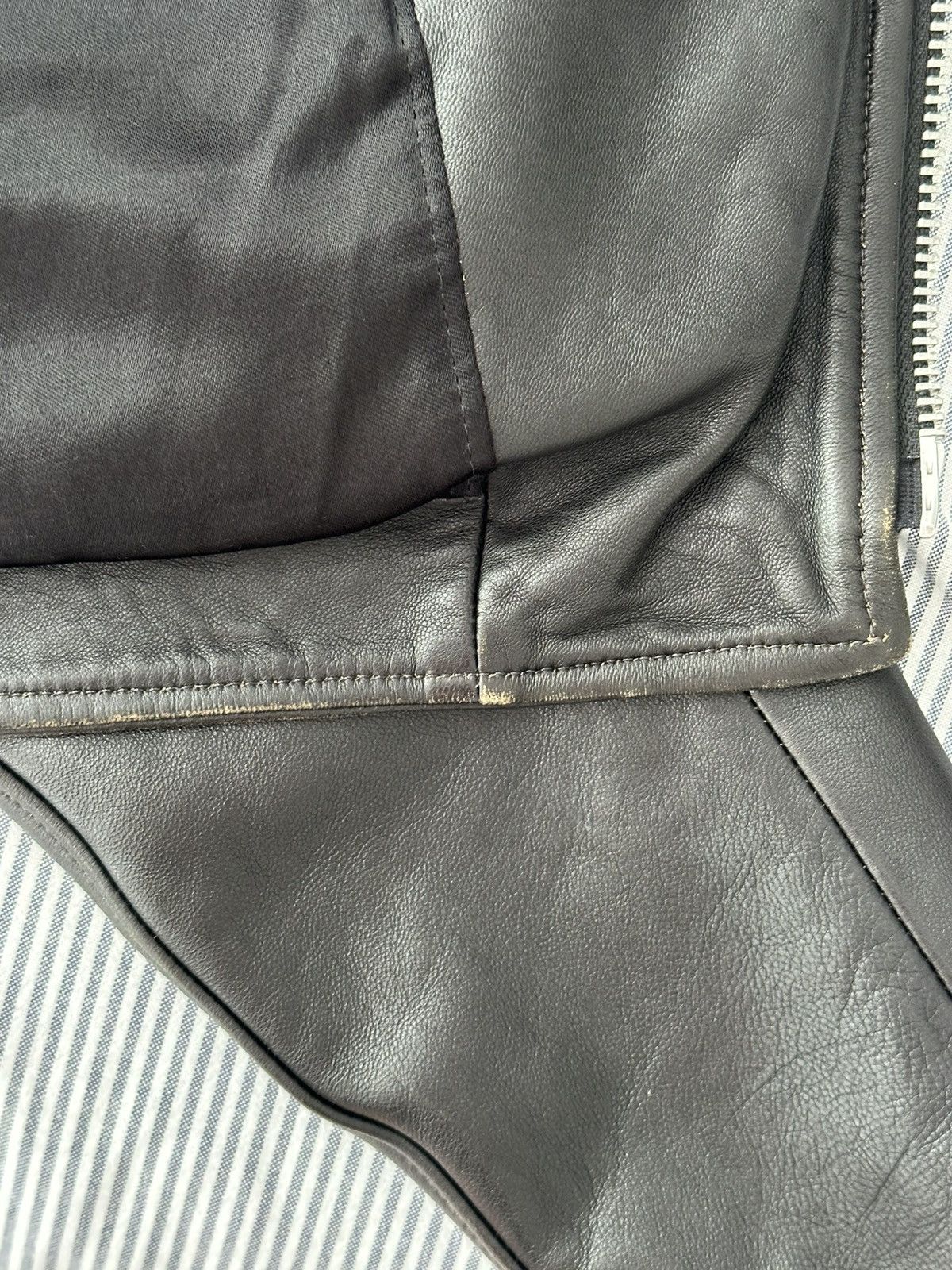 Buck Mason Buck Mason Black Leather Moto Jacket Size US XS / EU 42 / 0 - 8 Thumbnail