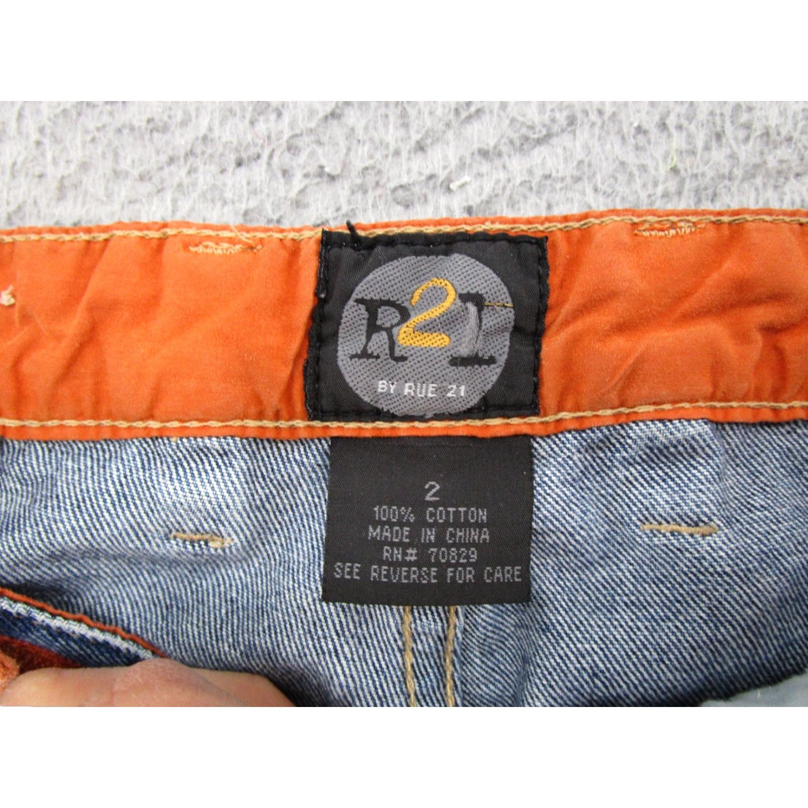 Vintage VINTAGE Y2K rue21 Baggy Wide Leg Carpenter Jeans Women's Size 2 Skater Grunge Blue Size 26" / US 2 / IT 38 - 4 Thumbnail