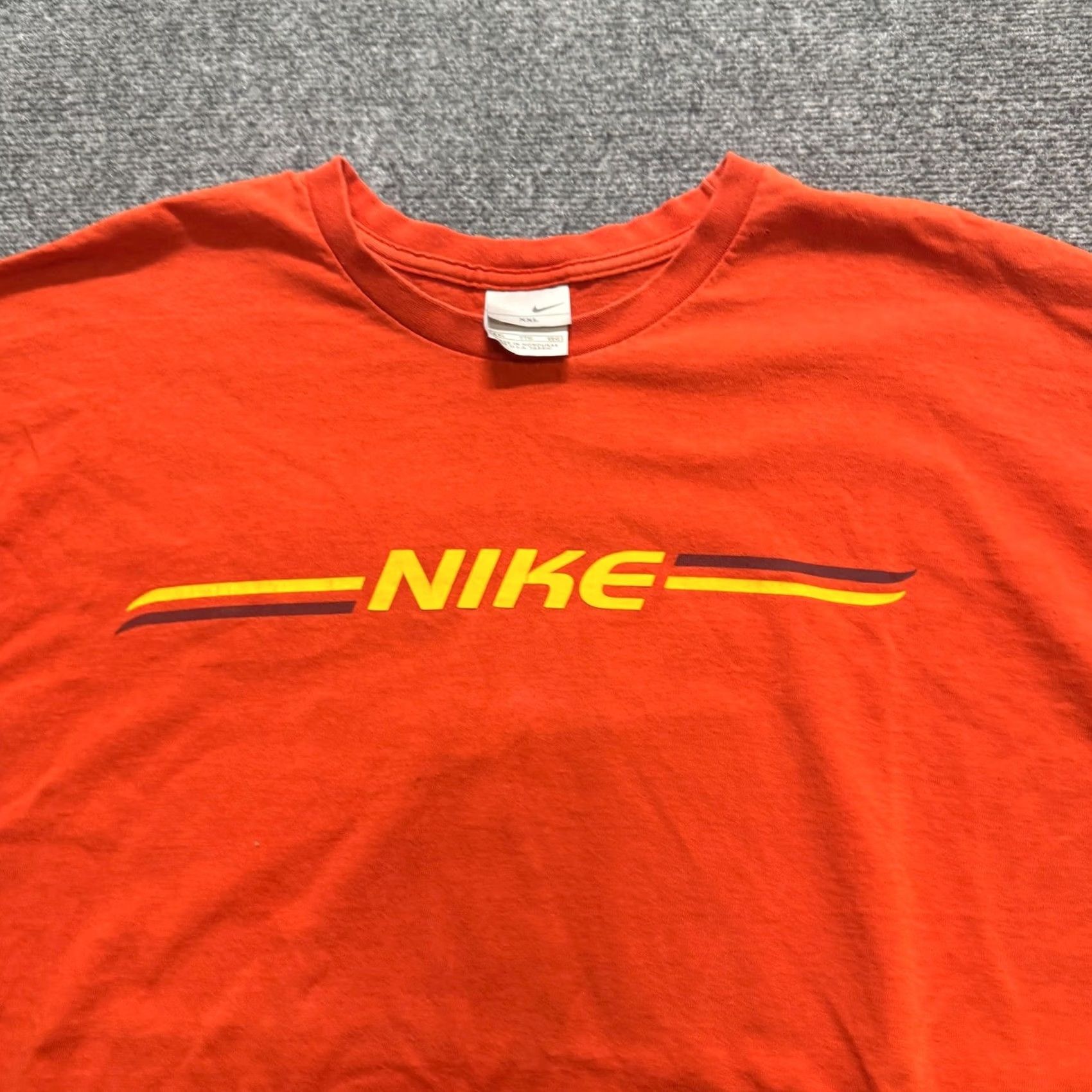 Nike VINTAGE Nike Long Sleeve Shirt Men 2XLT Red Cotton Blend Sliver Tag 2000s Activewear Nike Shirt Mens 2XLT Size US XXL / EU 58 / 5 - 6 Thumbnail