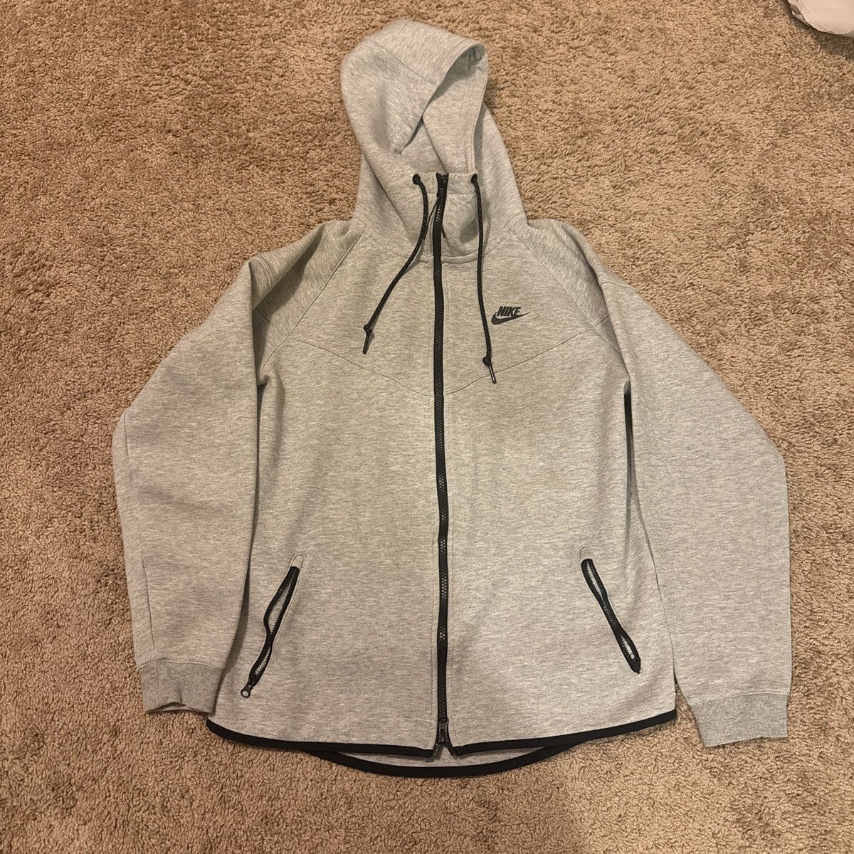 Nike Grey Nike tech fleece hoodie Size US L / EU 52-54 / 3 - 1 Thumbnail