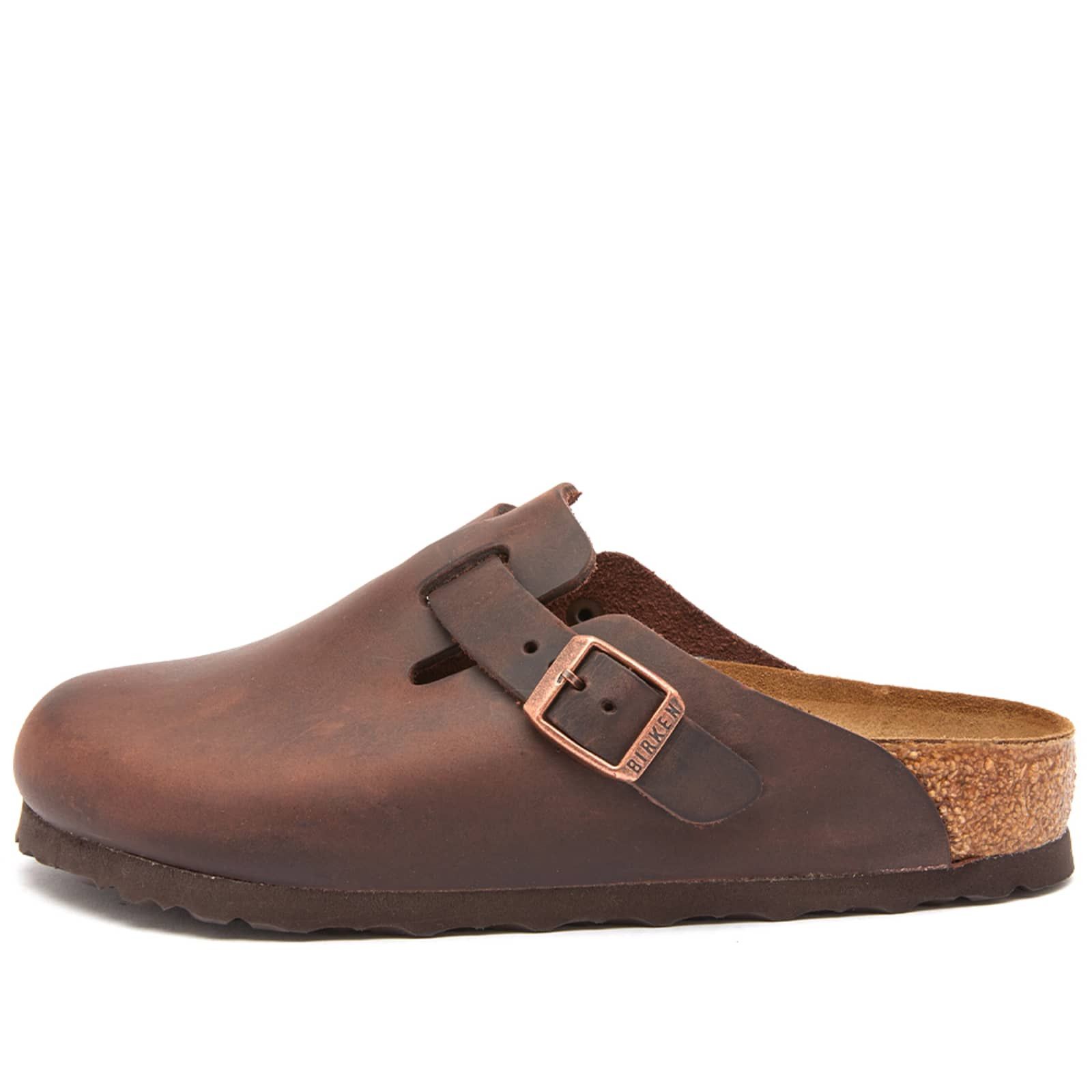 Birkenstock BIRKENSTOCK BOSTON SFB LEATHER HABANA 159711 US 8 EU 41 Size US 8 / EU 41 - 2 Thumbnail