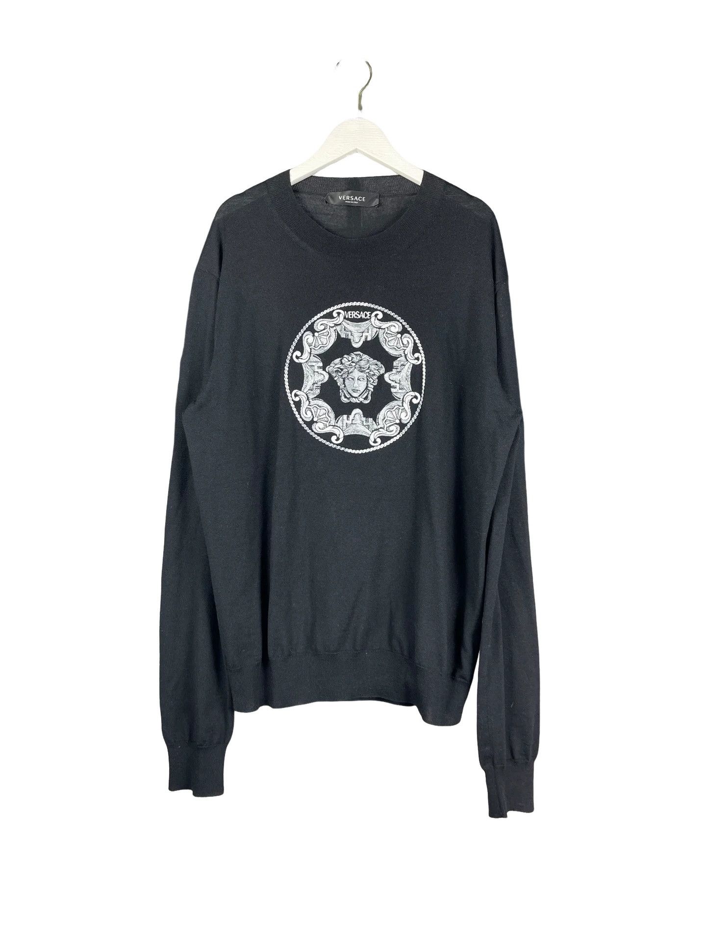 Versace Versace Medusa Head Knit Sweater L Size US L / EU 52-54 / 3 - 1 Thumbnail