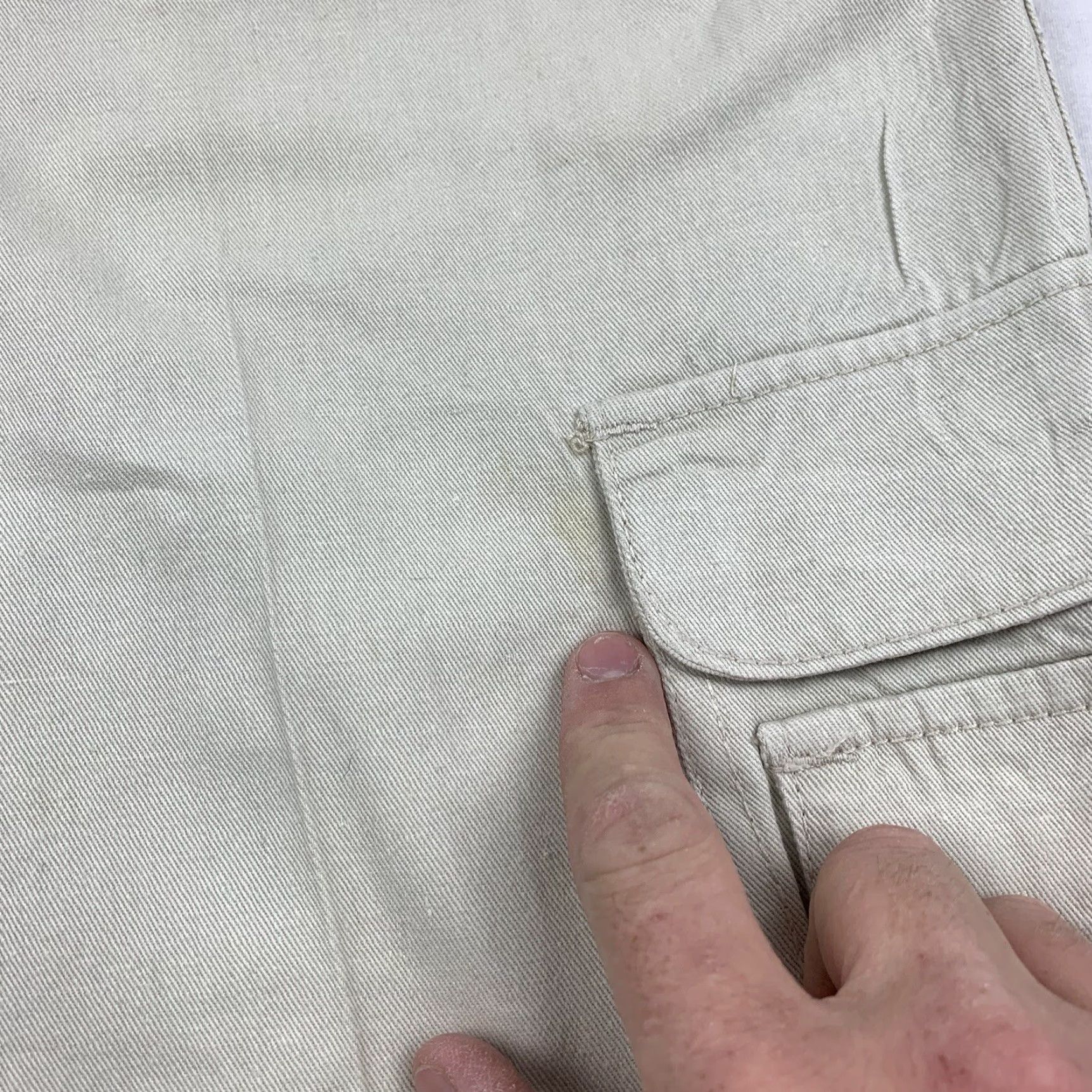 Vintage VINTAGE Jinzu Cargo Shorts Adult 34 Khakis Grunge Y2K Skater Urbanwear Street Baggy Beige 34 Men Cargo Grunge Y2K Skater Vintage Jinzu Mens Size US 34 / EU 50 - 5 Thumbnail