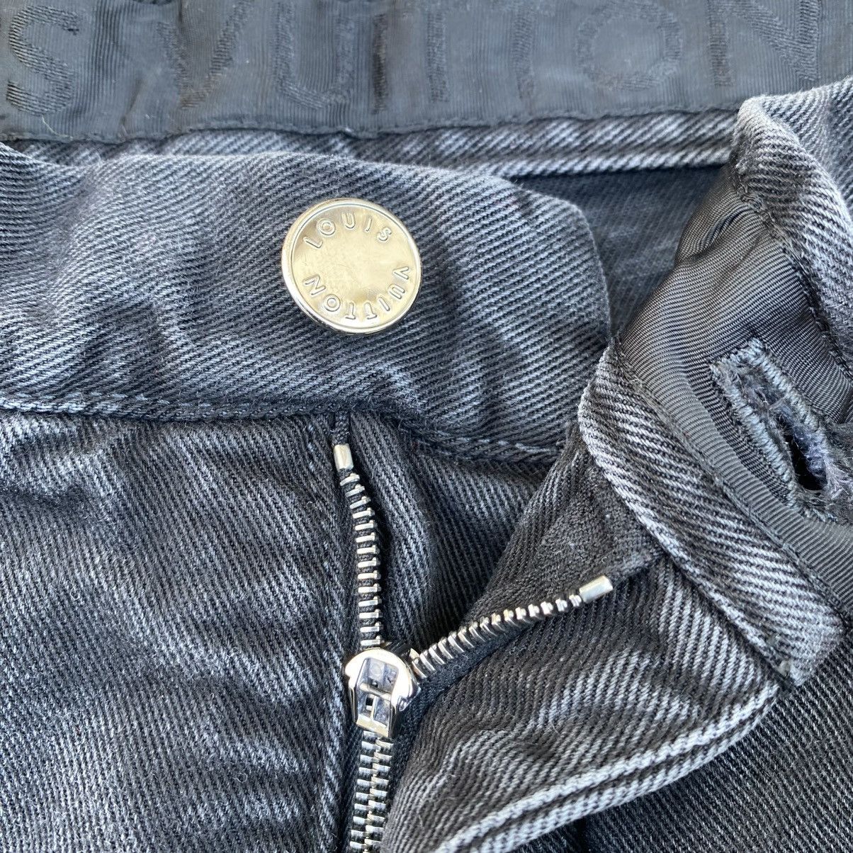 Louis Vuitton AW2011 Louis Vuitton Black Denim Jeans Size US 31 - 13 Thumbnail