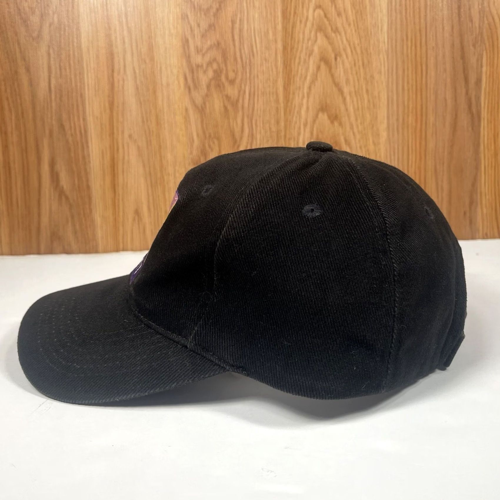 Vintage Robertson Hat Baseball Cap Adult Black Cotton Adjustable Embroidered Logo Classic Marketing Group Flint Size ONE SIZE - 4 Thumbnail