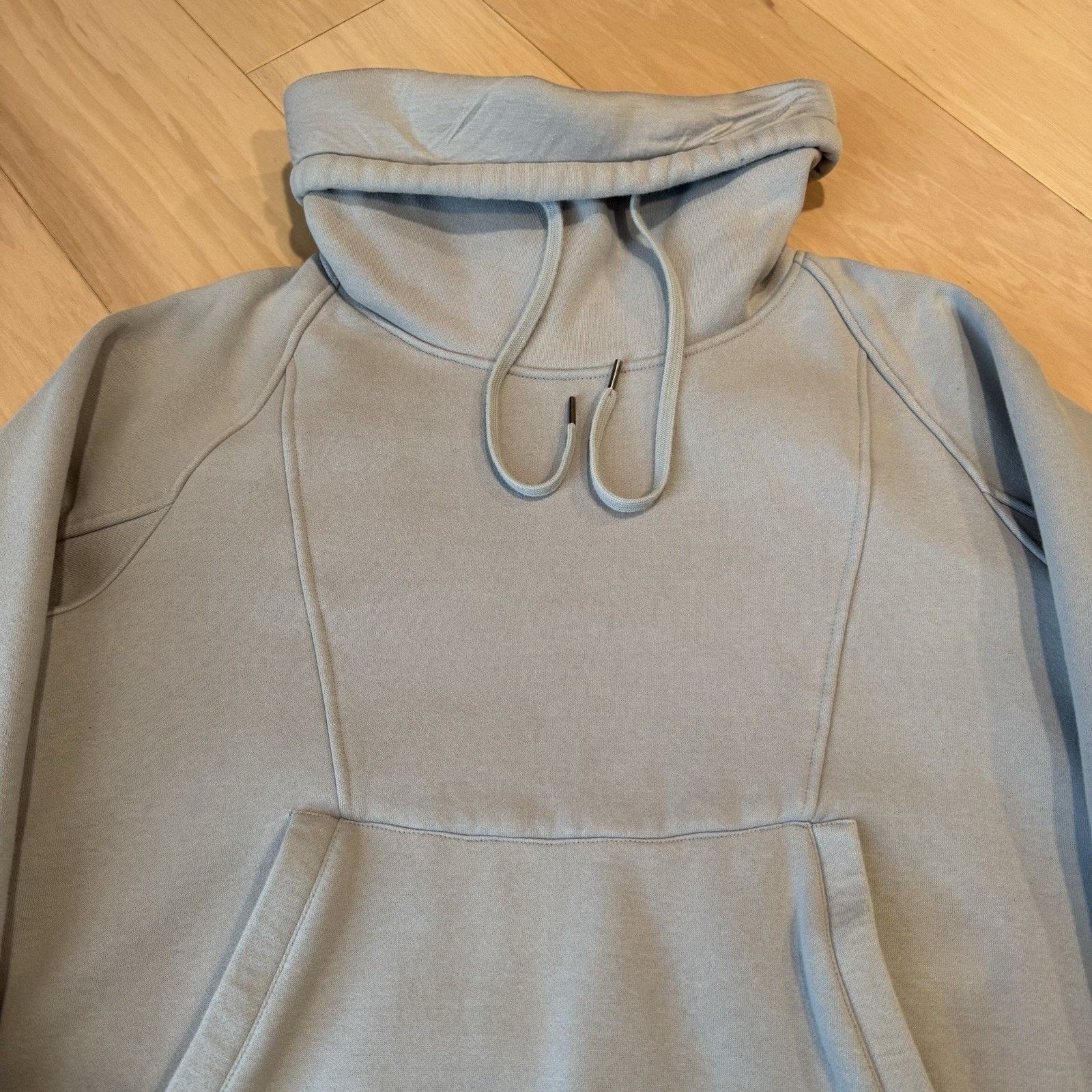 Helmut Lang Helmut Lang Hoodie Women's Gray Cowl Neck Fleece Pullover Size XXL / US 16-18 / IT 52-54 - 3 Thumbnail