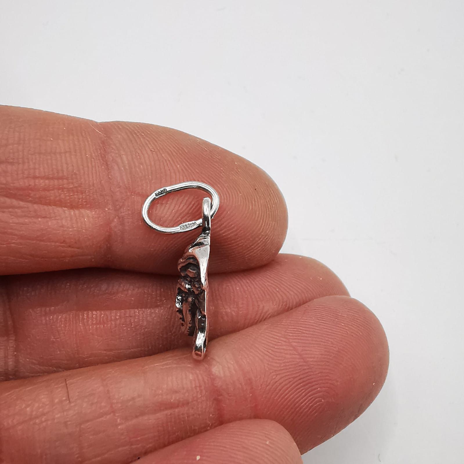 Sterling Silver Vintage Elegant Pendant made of 925 silver 2g Size ONE SIZE - 7 Thumbnail