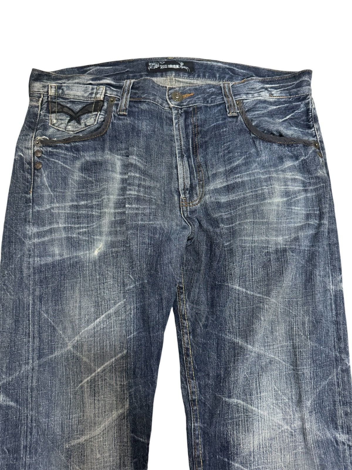 Hysteric Glamour × Japanese Brand × Vintage Vintage Oririn Japan Wings Jeans Size US 37 - 4 Thumbnail