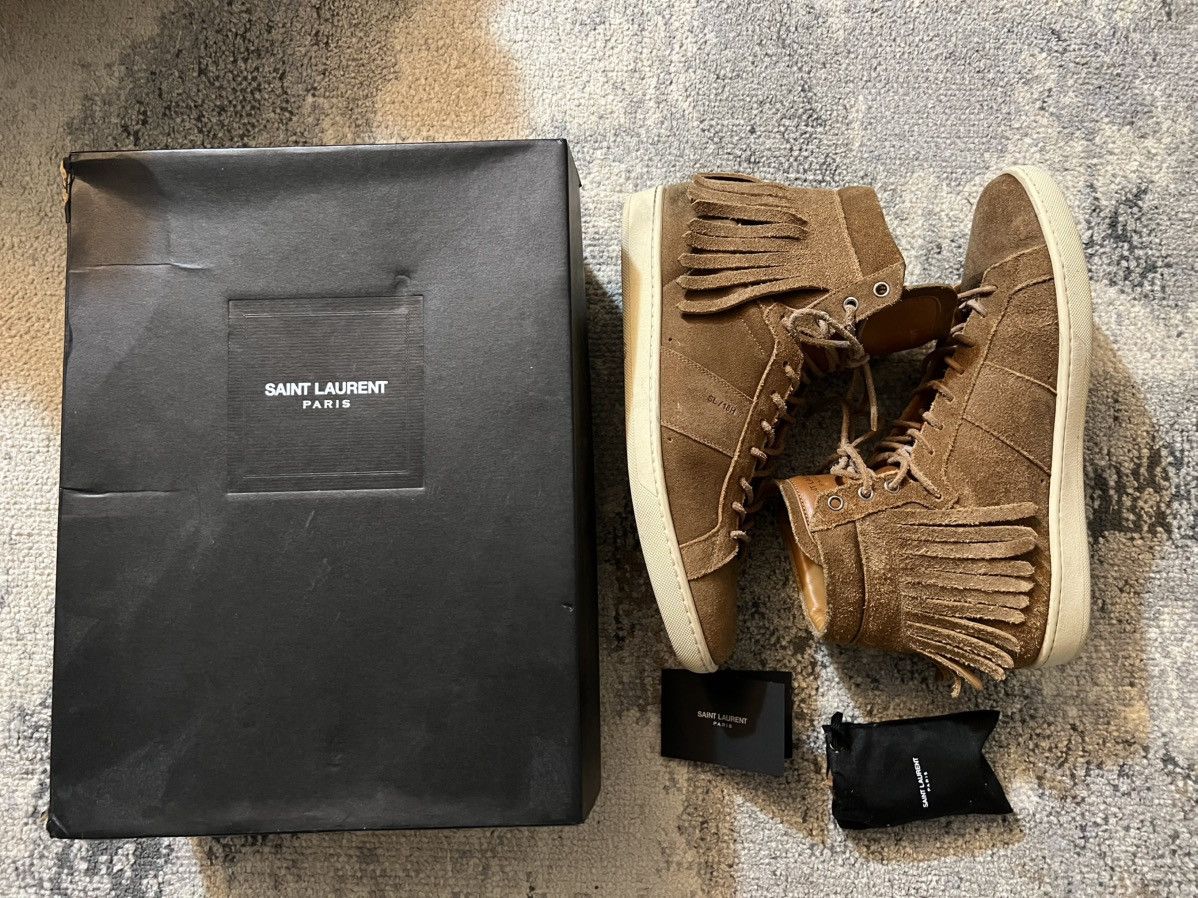 Hedi Slimane Hedi Slimane Brown Fringe sneaker Saint laurent Size US 11 / EU 44 - 1 Thumbnail