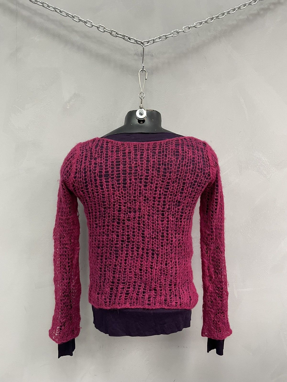 Diesel Mohair mesh sweater y2k diesel JPG style retro style Size S / US 4 / IT 40 - 7 Thumbnail