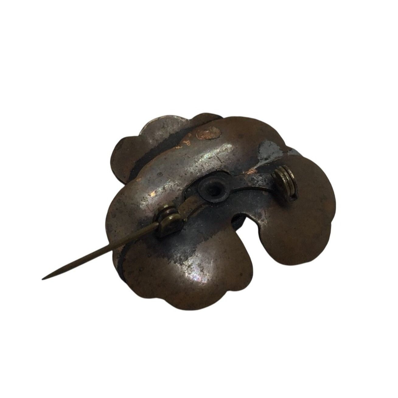 Other Vintage Metal Flower Pin - Missing a petal Size ONE SIZE - 3 Thumbnail