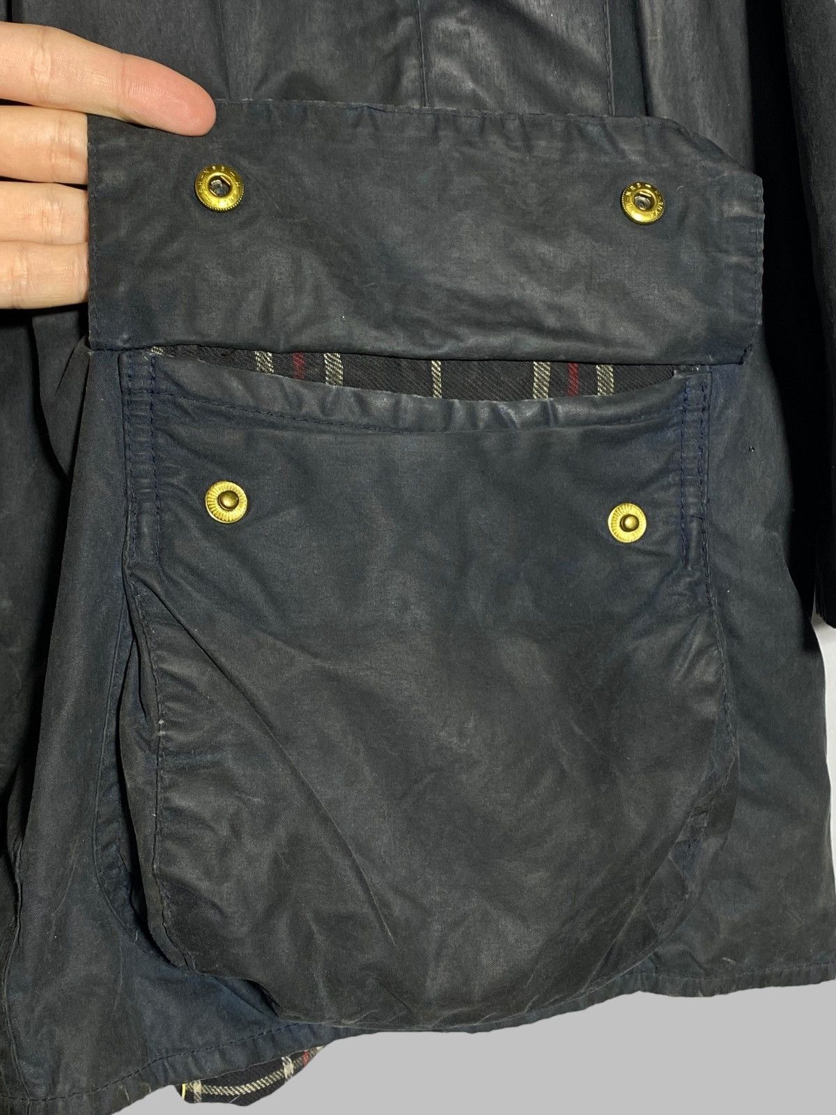 Barbour 🔥 BARBOUR BLACK WAX COAT VINTAGE CORE BRITISH OUTERWEAR Size US XL / EU 56 / 4 - 11 Thumbnail