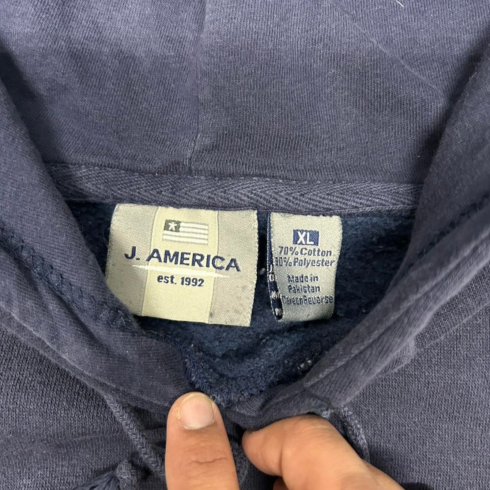 Other Y2K Navy and yellow West Virginia University hoodie Size US XL / EU 56 / 4 - 5 Thumbnail