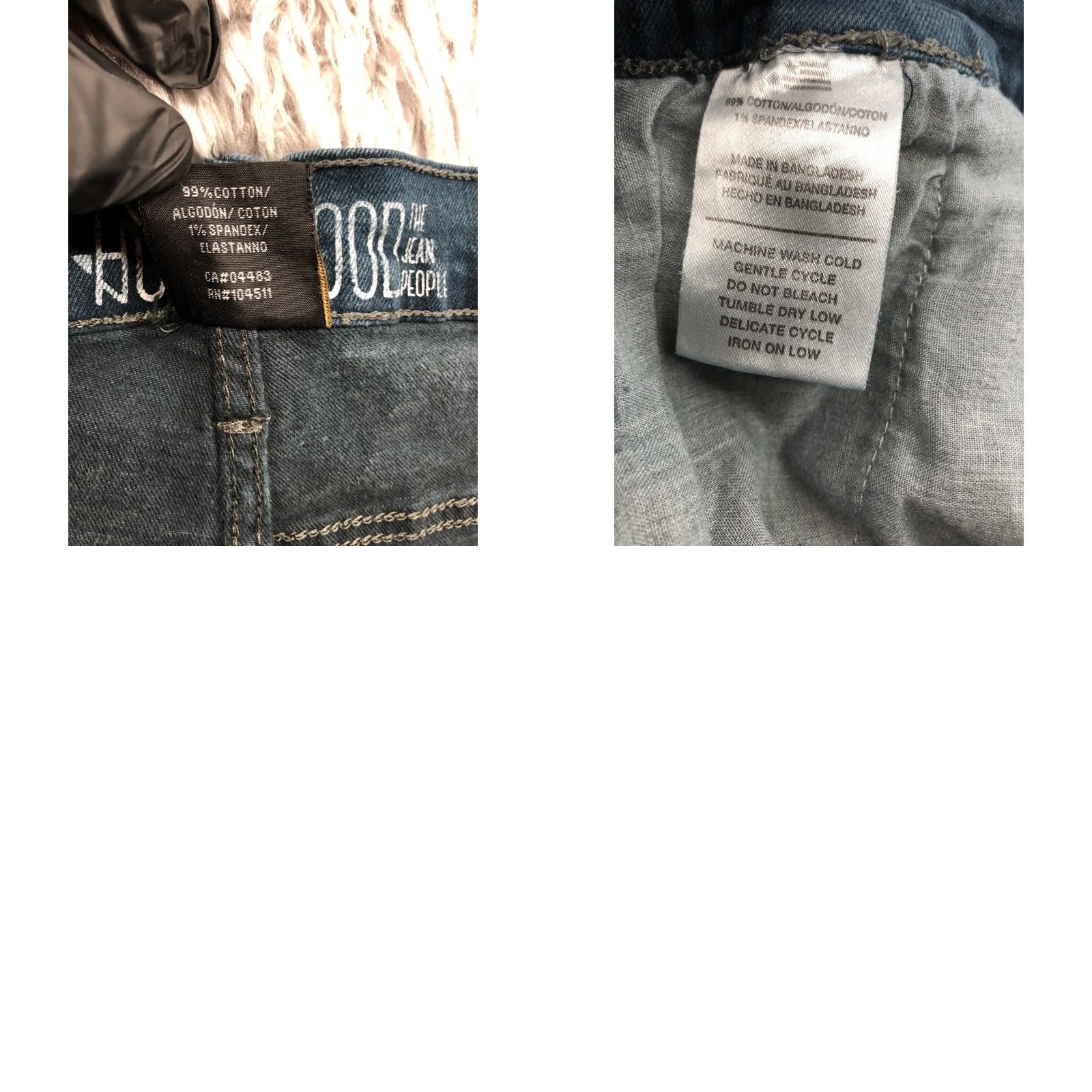 Vintage Hollywood Shorts Mens Size 38 Mid Rise Dark Wash Blue Denim Bermuda Shorts Size US 38 / EU 54 - 8 Thumbnail