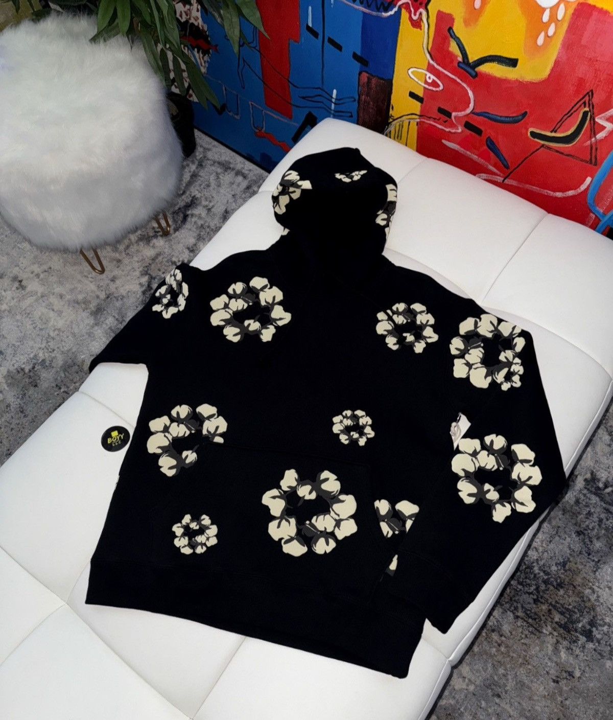 Cactus Plant Flea Market × DENIM TEARS Wreath hoodie Size US XL / EU 56 / 4 - 1 Thumbnail