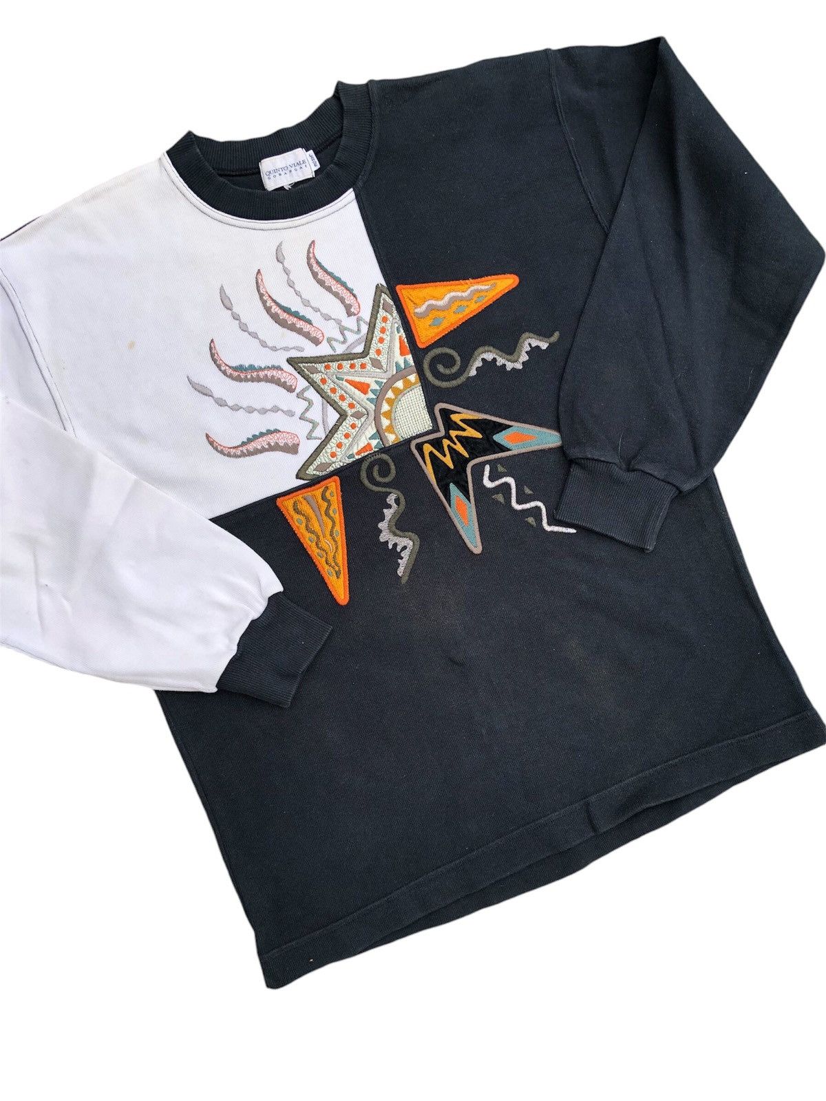 Designer × Japanese Brand × Vintage Vintage Quinto Viale Gobangai Embriodery Design Size US L / EU 52-54 / 3 - 3 Thumbnail