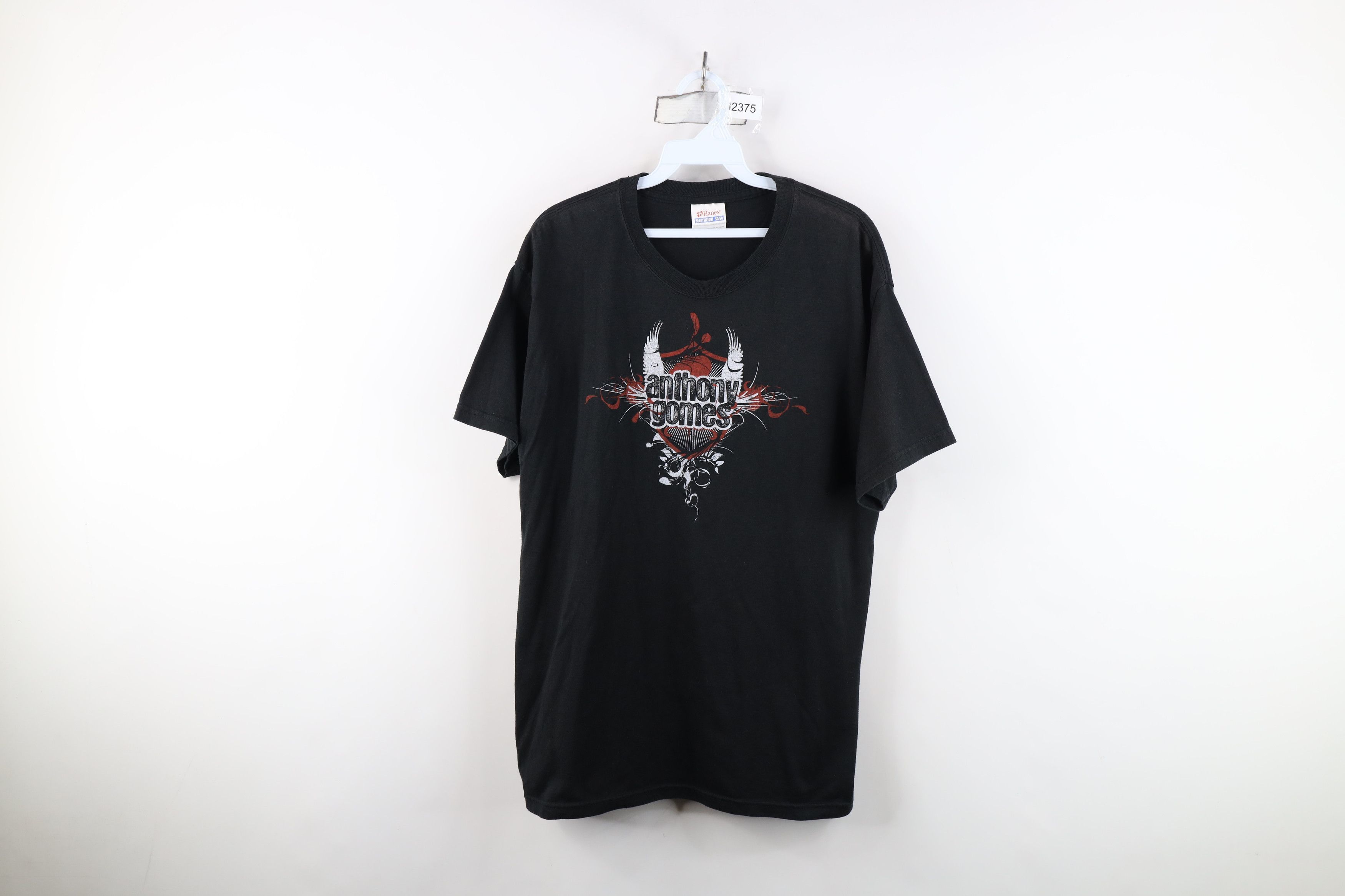 Vintage Vintage Y2K Rock Music Band Anthony Gomes T-Shirt Black Size US L / EU 52-54 / 3 - 1 Thumbnail