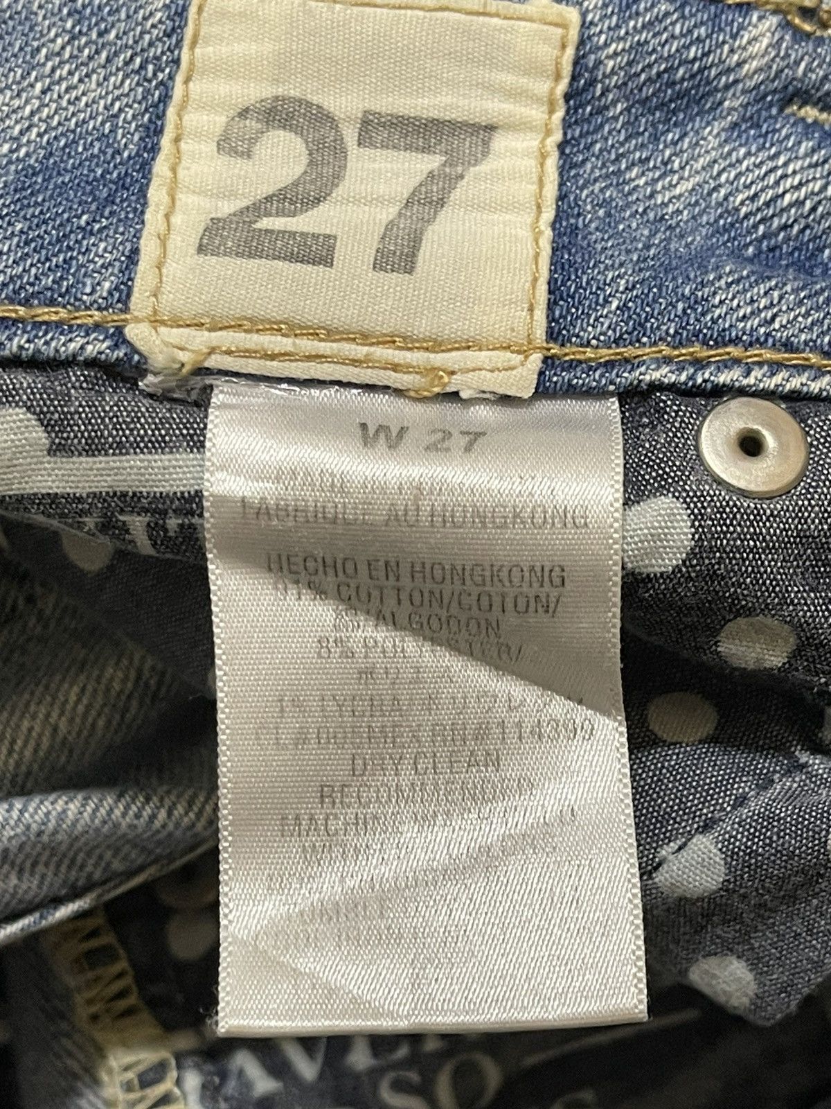 Taverniti Vintage Taverniti Blue Mud Wash Distress Style Flared Jeans Size US 29 - 10 Thumbnail