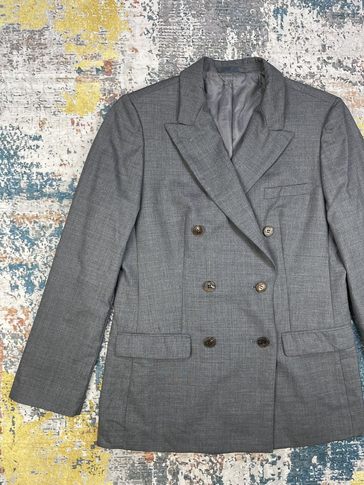 Burberry Burberry London Double Breasted Twill Blazer Jackets Size S / US 4 / IT 40 - 2 Thumbnail