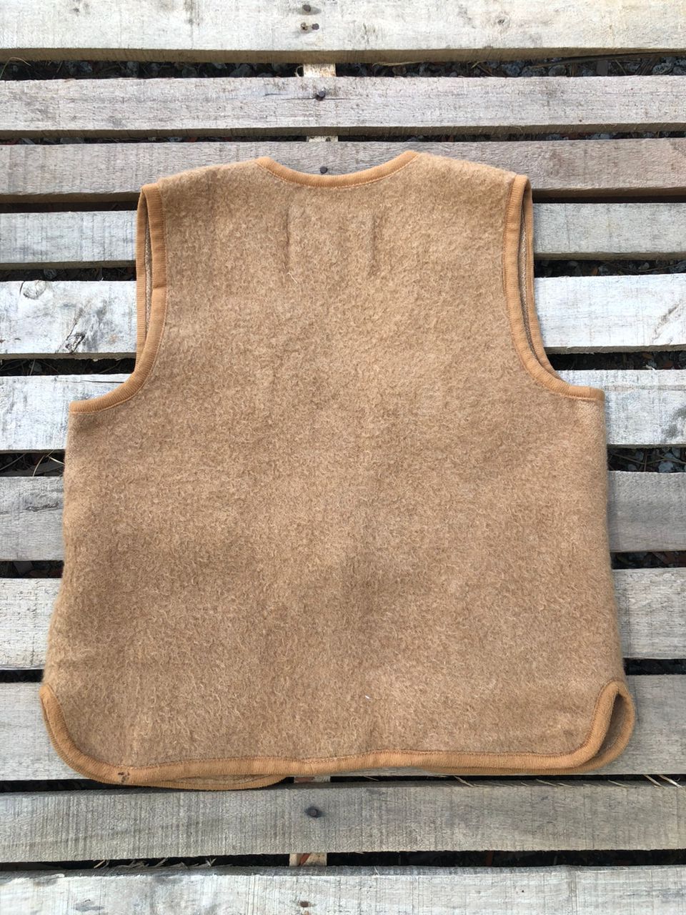 Camel Vintage Camel Hair Blanket Vests Mongolian-made Size US S / EU 44-46 / 1 - 2 Thumbnail
