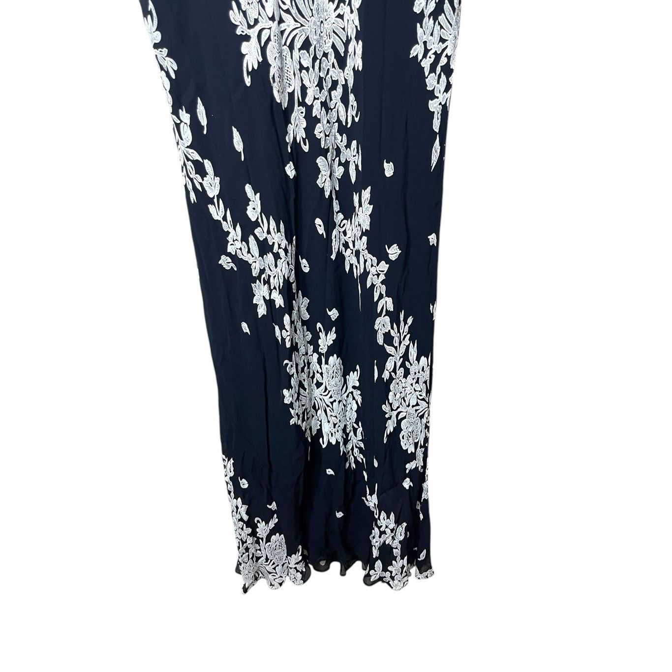 Other Paradise Plus Y2K 90s Black Floral Print Midi Dress Size 3X Size 3XL / US 20-22 - 3 Thumbnail