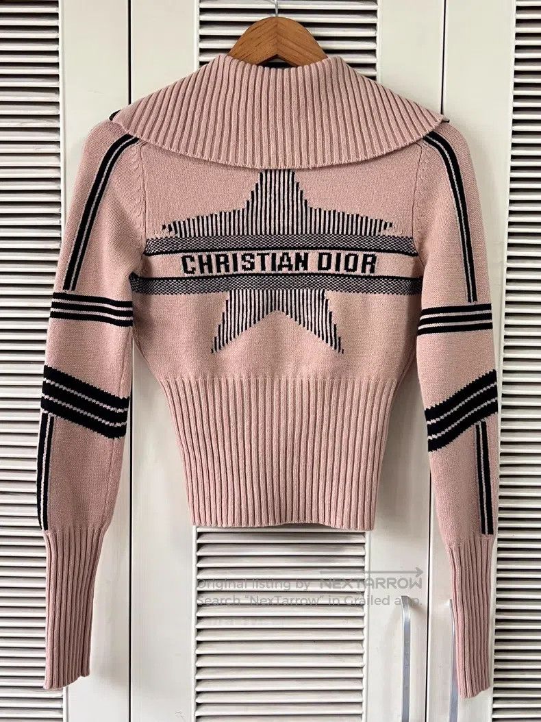 Dior Dior Cashmere knitted coat Size XXS / US 00 / IT 34 - 2 Thumbnail