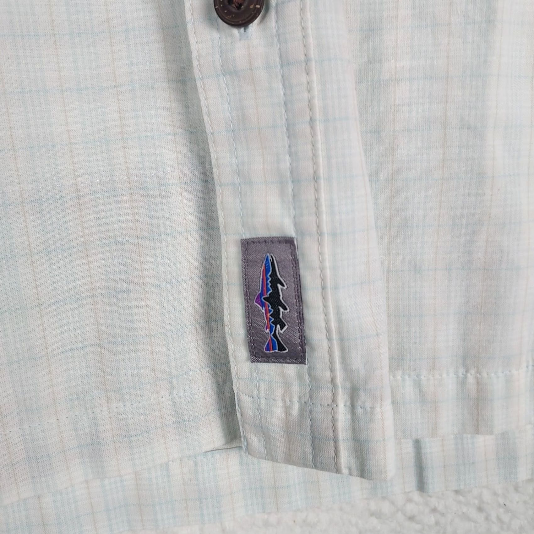 Patagonia Patagonia Shirt Mens Large Plaid Button-Down Long Sleeve White Cotton Pocket Casual Outdoor Size US L / EU 52-54 / 3 - 5 Thumbnail