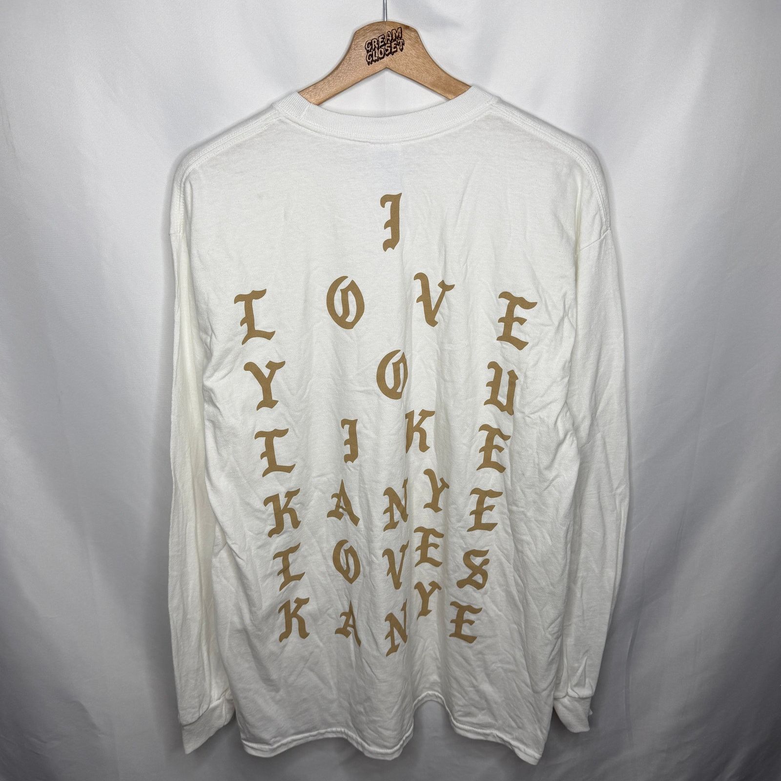 Kanye West Yeezy Bully Kanye West White Long Sleeve T Shirt Size 2