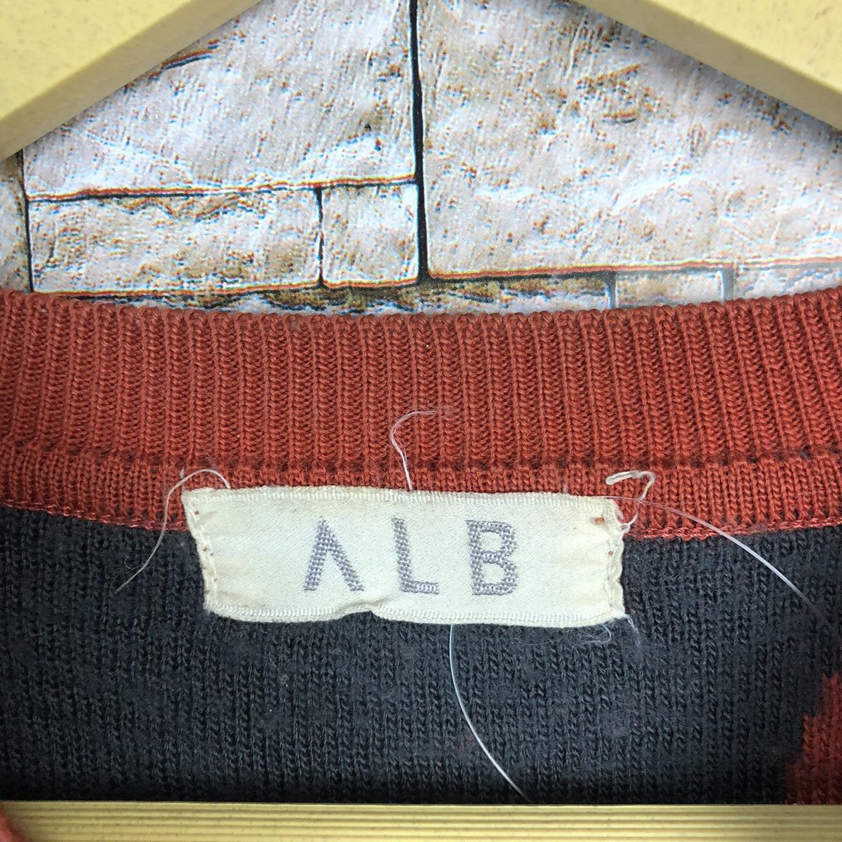 Homespun Knitwear × Japanese Brand × Vintage ALB Orange art vintage Knitwear #A687 Size S / US 4 / IT 40 - 9 Thumbnail
