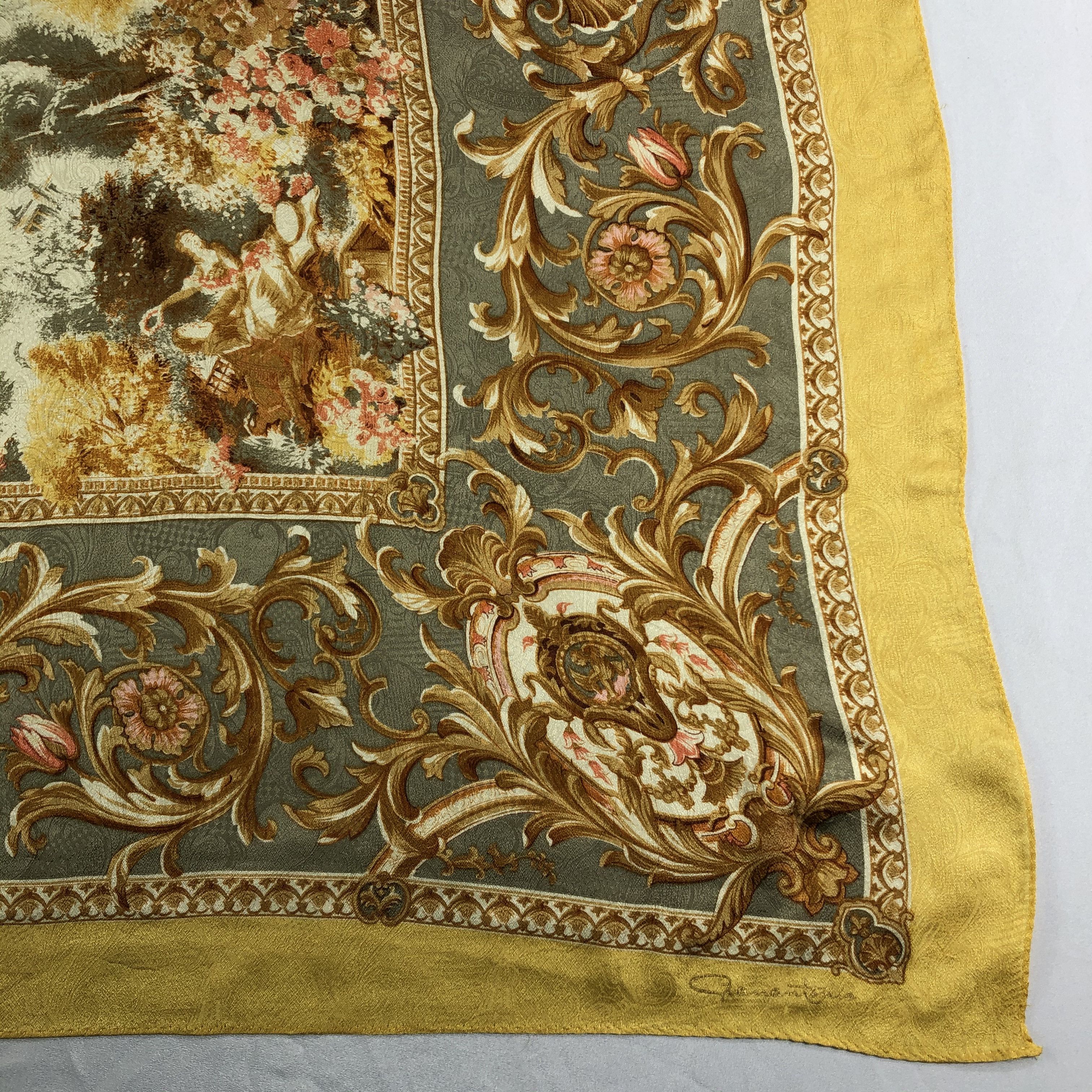 Vintage Vintage Silk Scarf Size ONE SIZE - 4 Thumbnail