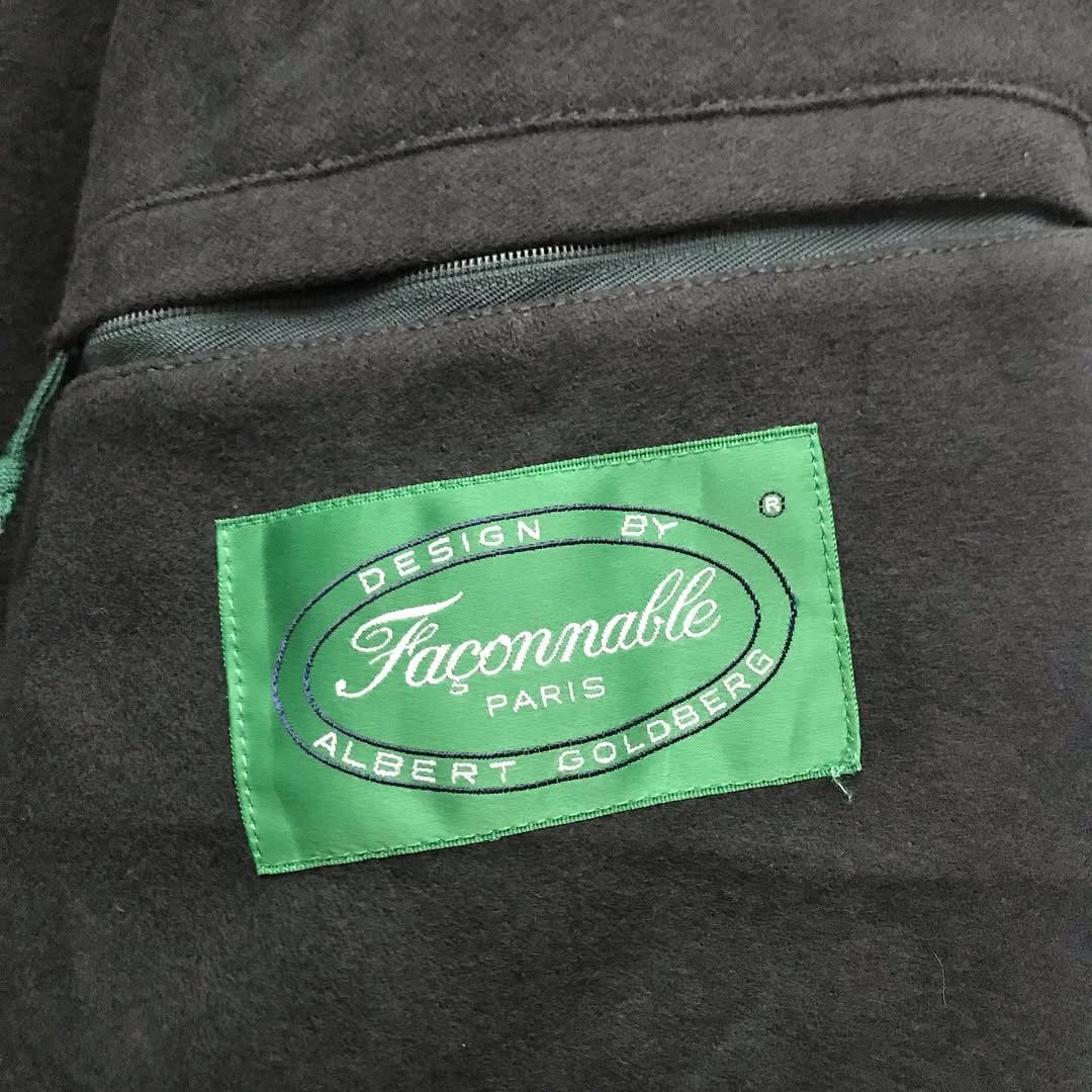 Designer × Faconnable Vintage Faconnable hunting jacket Big Pocket Full Zip musta Size US L / EU 52-54 / 3 - 10 Thumbnail