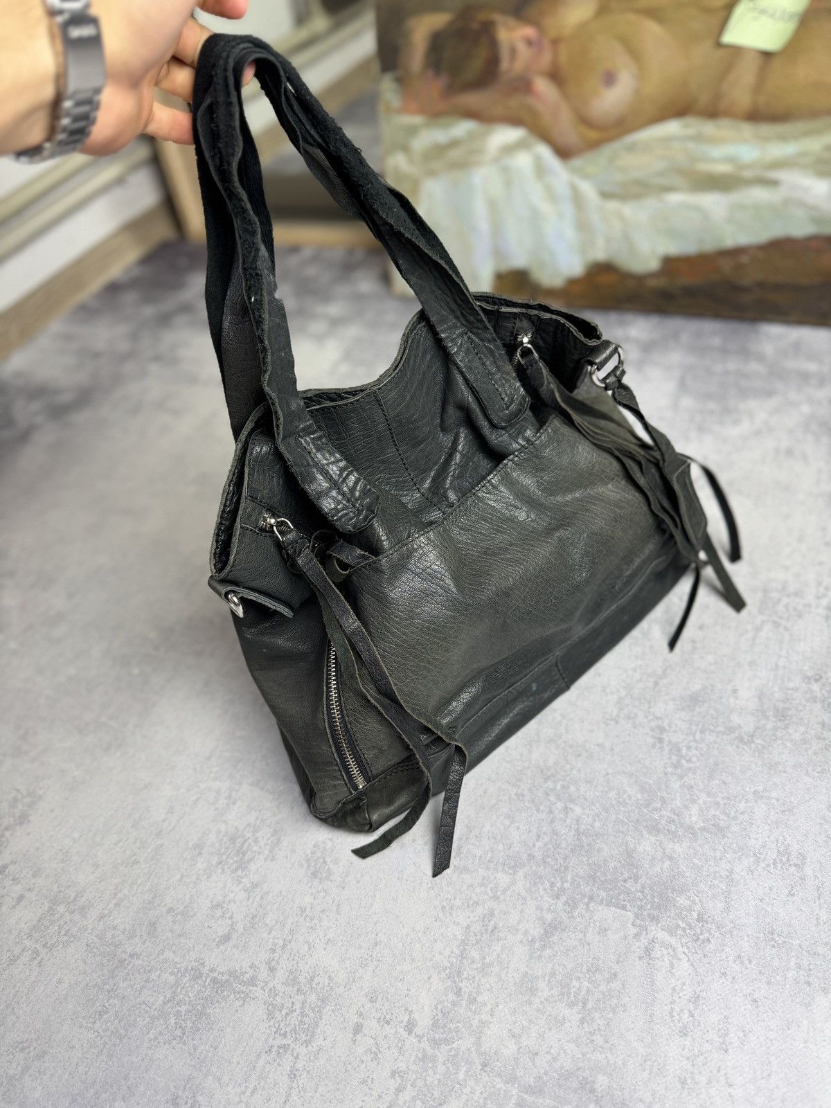 バッグ 00s BALENCIAGA leather hand bag y2k 00s BALENCIAGA leather hand bag y2k