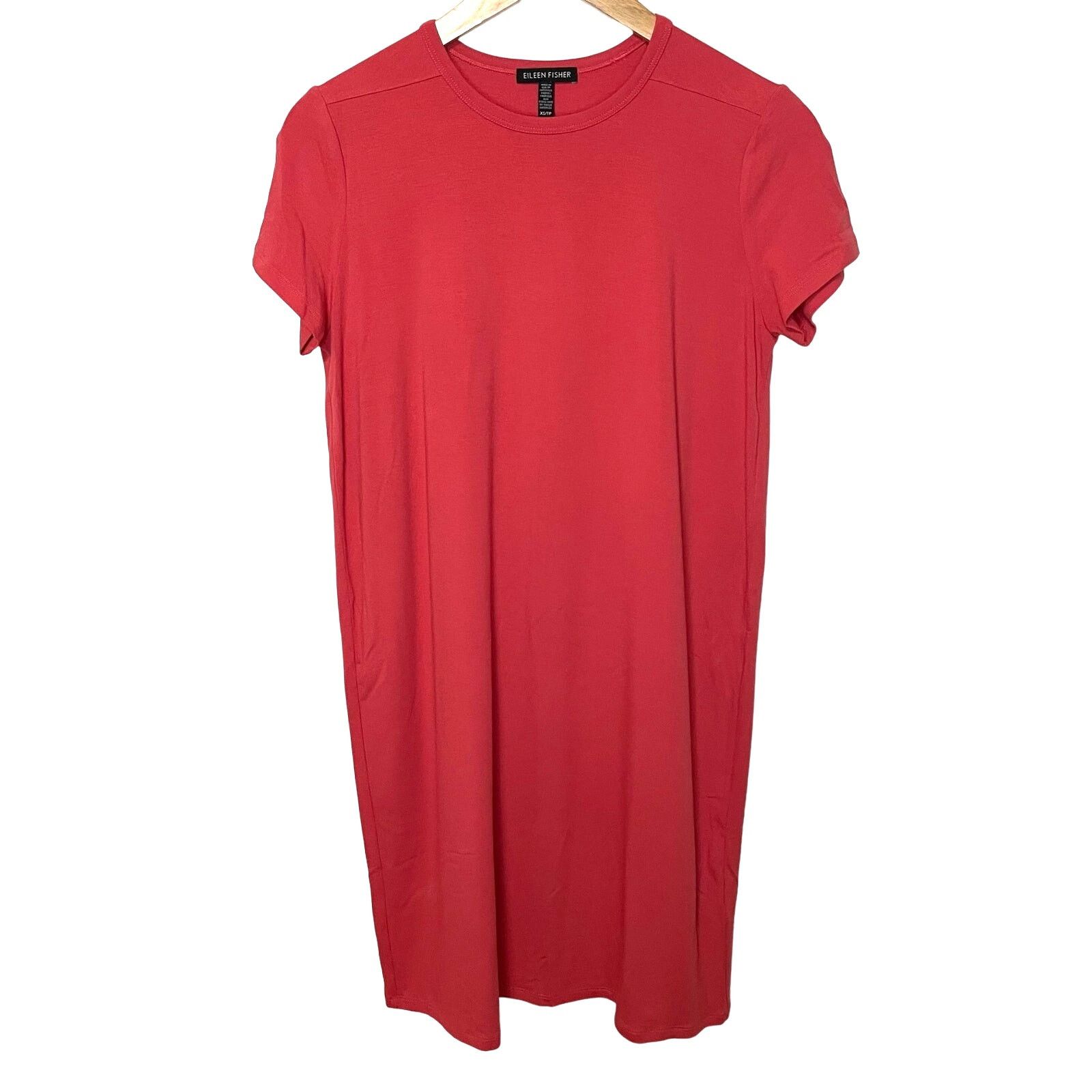 Eileen Fisher Eileen Fisher Pink Shirt Dress XS Womens Short Sleeve Casual Size XS / US 0-2 / IT 36-38 - 1 Thumbnail