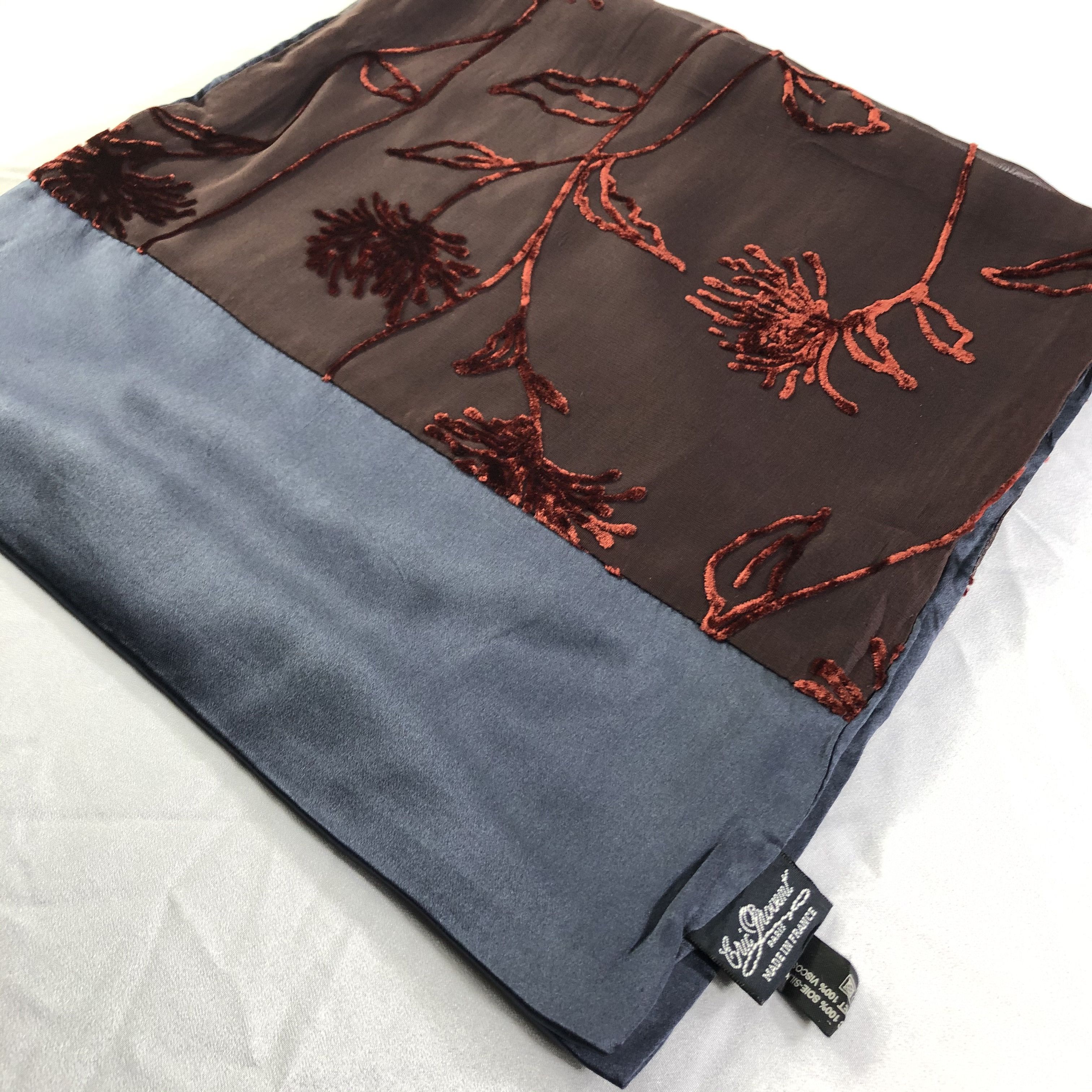 Vintage Vintage Eric Provent Silk Scarf Size ONE SIZE - 3 Thumbnail