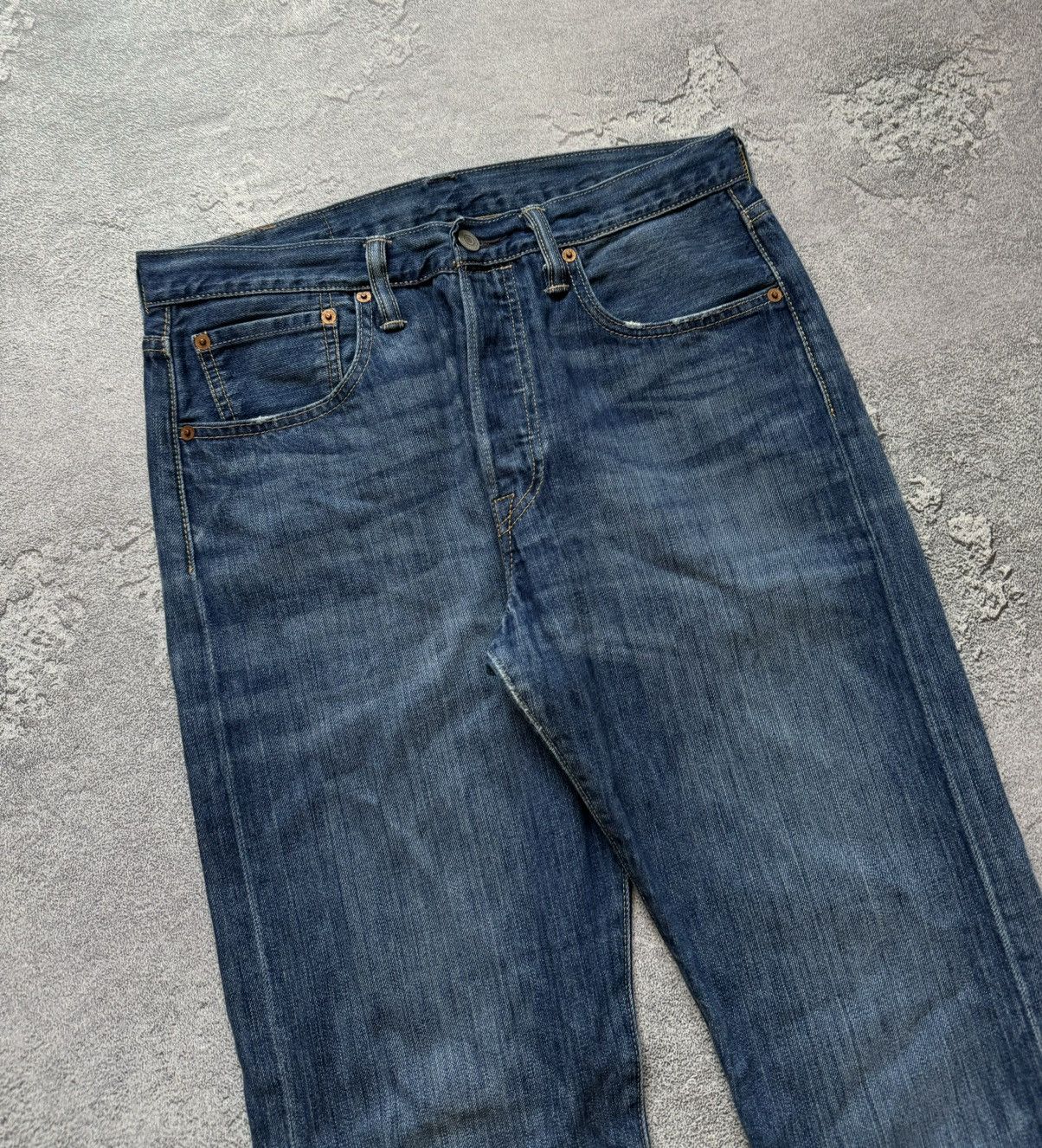 Levi's × Levi's Vintage Clothing × Vintage Levi’s 501 31/32 denim blue pant trouser Jean chino Size US 31 - 10 Thumbnail