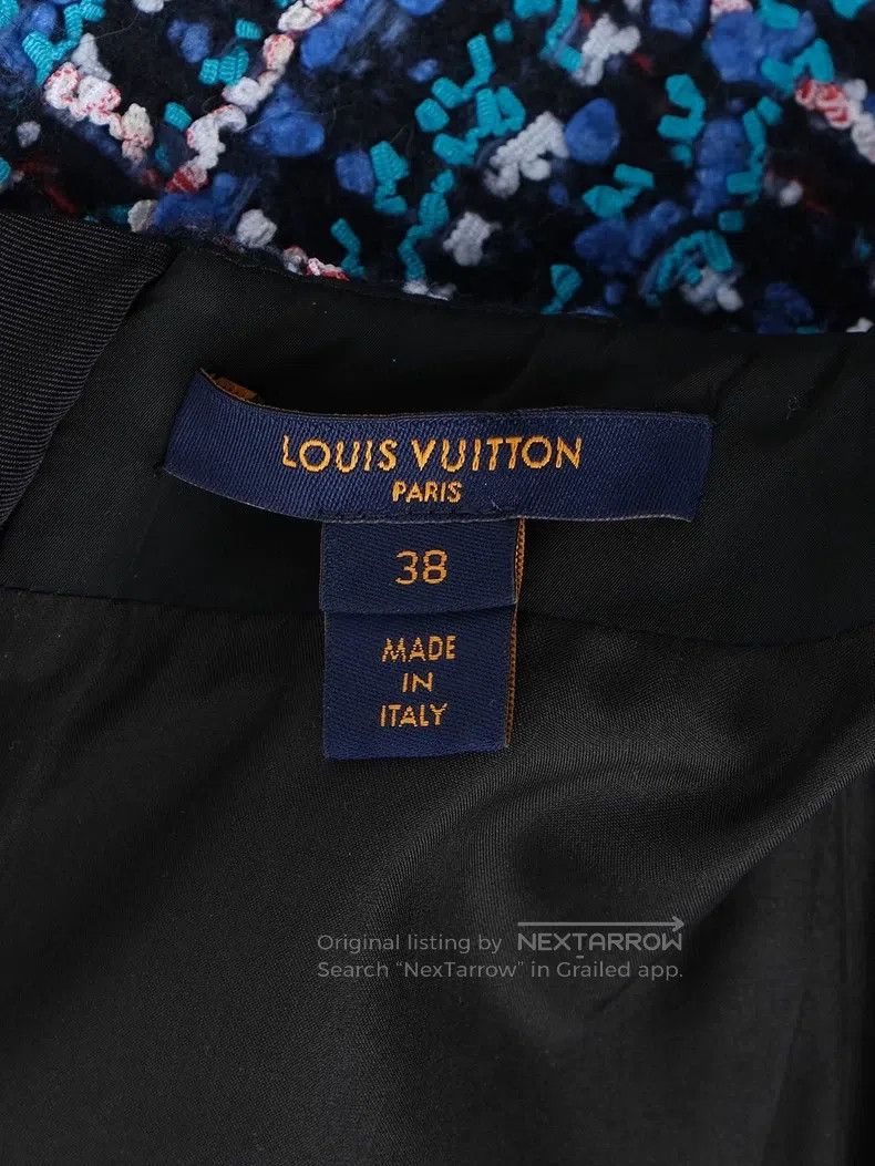 Other Louis Vuitton Plaid tweed dress Size XS / US 0-2 / IT 36-38 - 6 Thumbnail