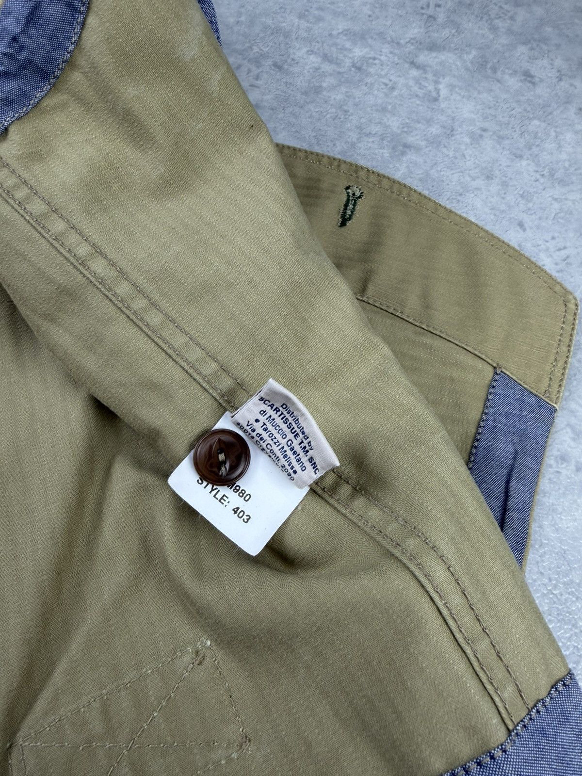 Scarti-Lab Scarti-Lab Beige Workwear Utility Waistcoat Vest Size XL Size US XL / EU 56 / 4 - 15 Thumbnail