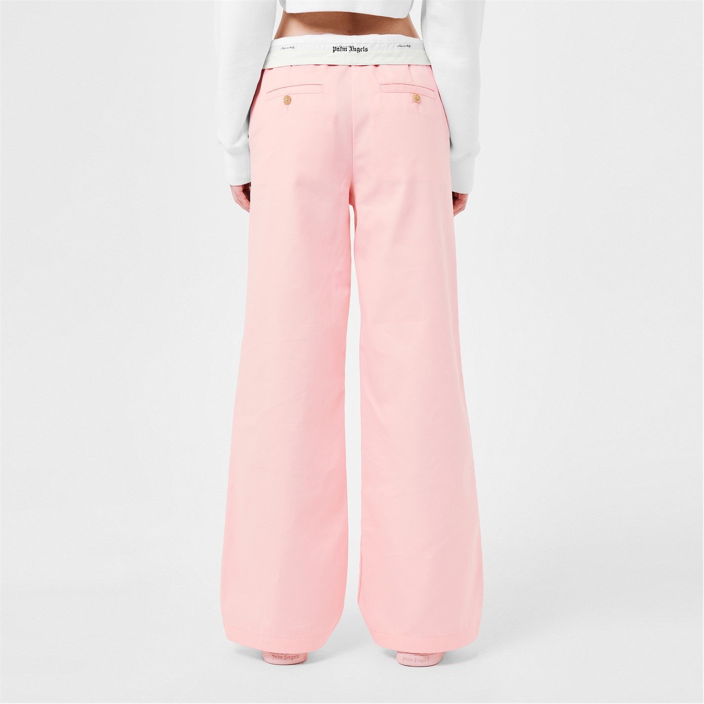Palm Angels o1g2r1mq0325 Reversed Waistband Chino Pant in Pink Size 25" / US 0 / IT 36 - 5 Thumbnail