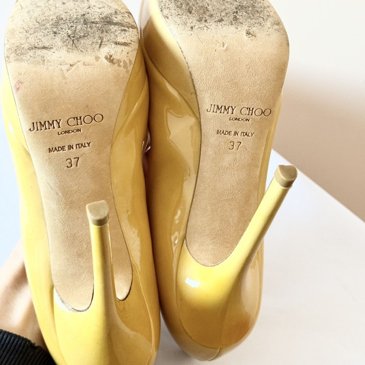 Jimmy Choo Jimmy Choo Patent Leather Alex Platform Pumps Size 7 Size US 7 / IT 37 - 13 Thumbnail