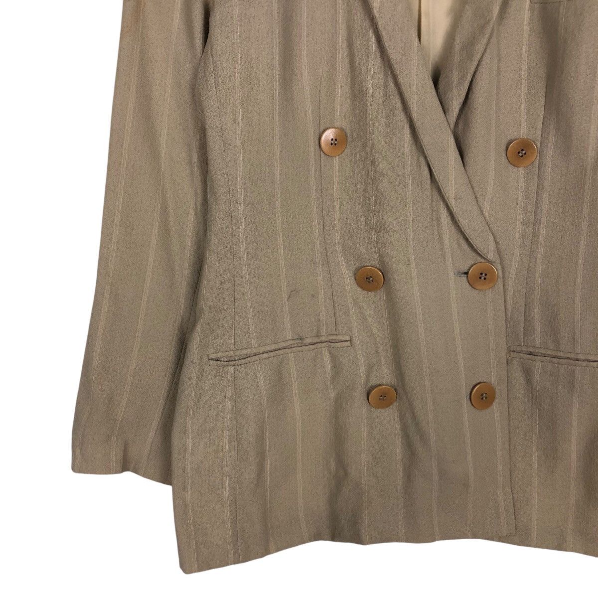 Giorgio Armani 📌Vintage Giorgio Armani Y Collar Coats Jacket Button Size US M / EU 48-50 / 2 - 5 Thumbnail