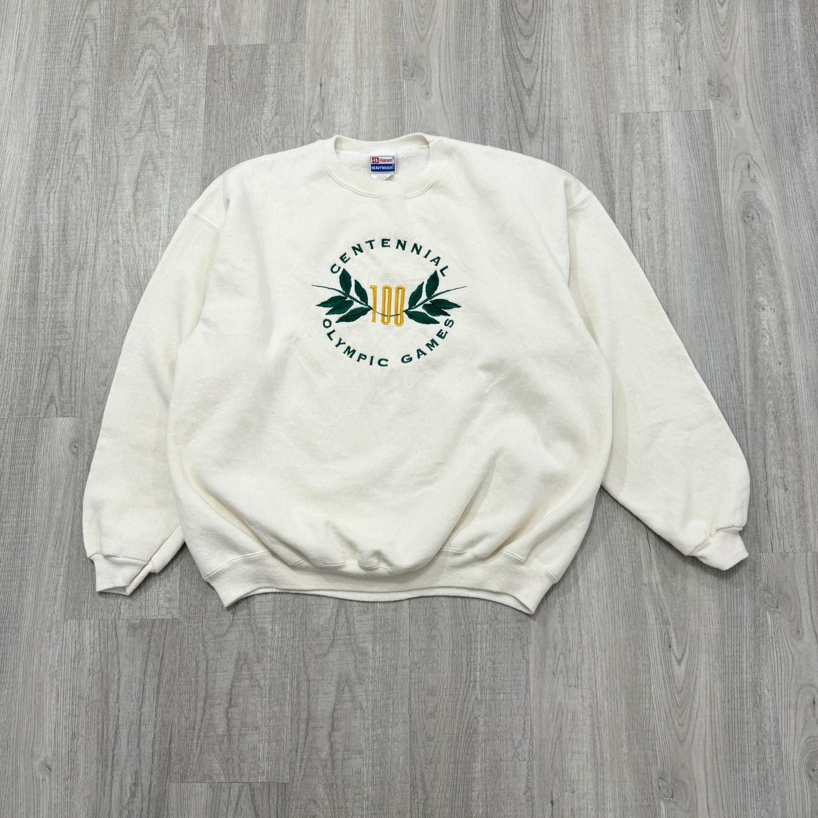 Vintage Vintage Centennial Olympic Games Sweatshirt Extra Large Size US XL / EU 56 / 4 - 1 Thumbnail
