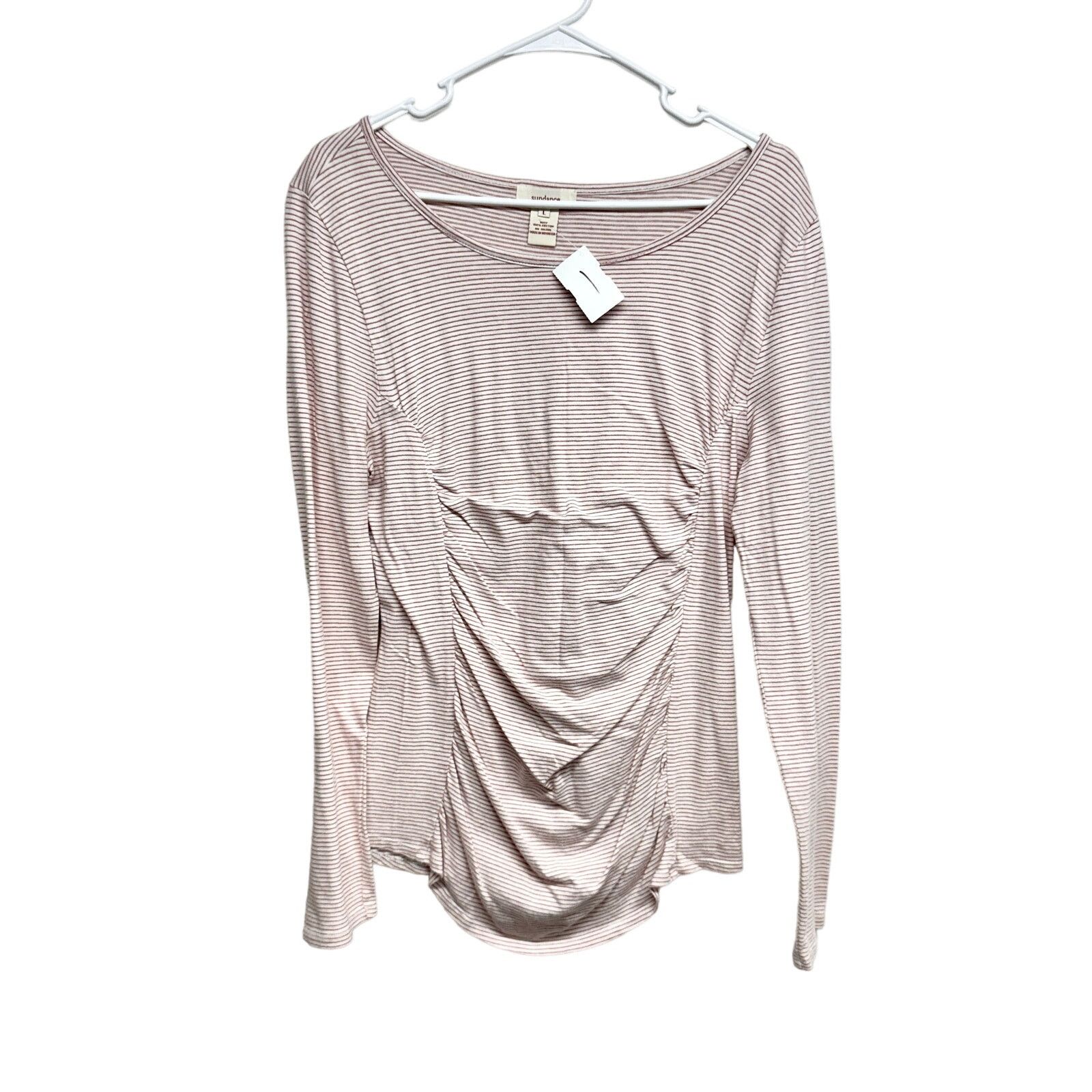 Other Sundance Catalog Princess Ruched Long Sleeve Top Size Large Size L / US 10 / IT 46 - 1 Thumbnail